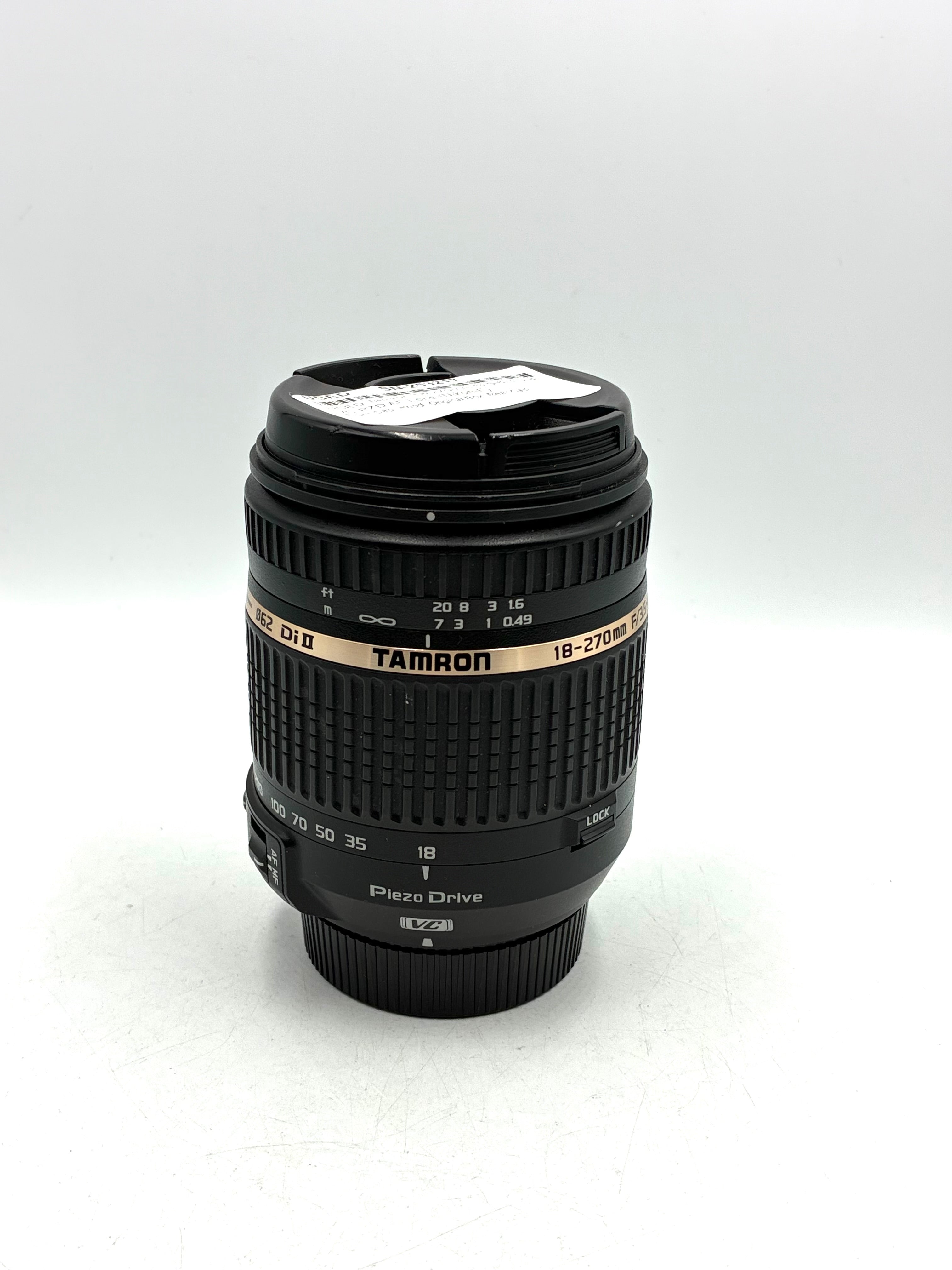 USED Tamron 18-270mm f3.5-6.3 Di II VC PZD AF Lens (Nikon-F)