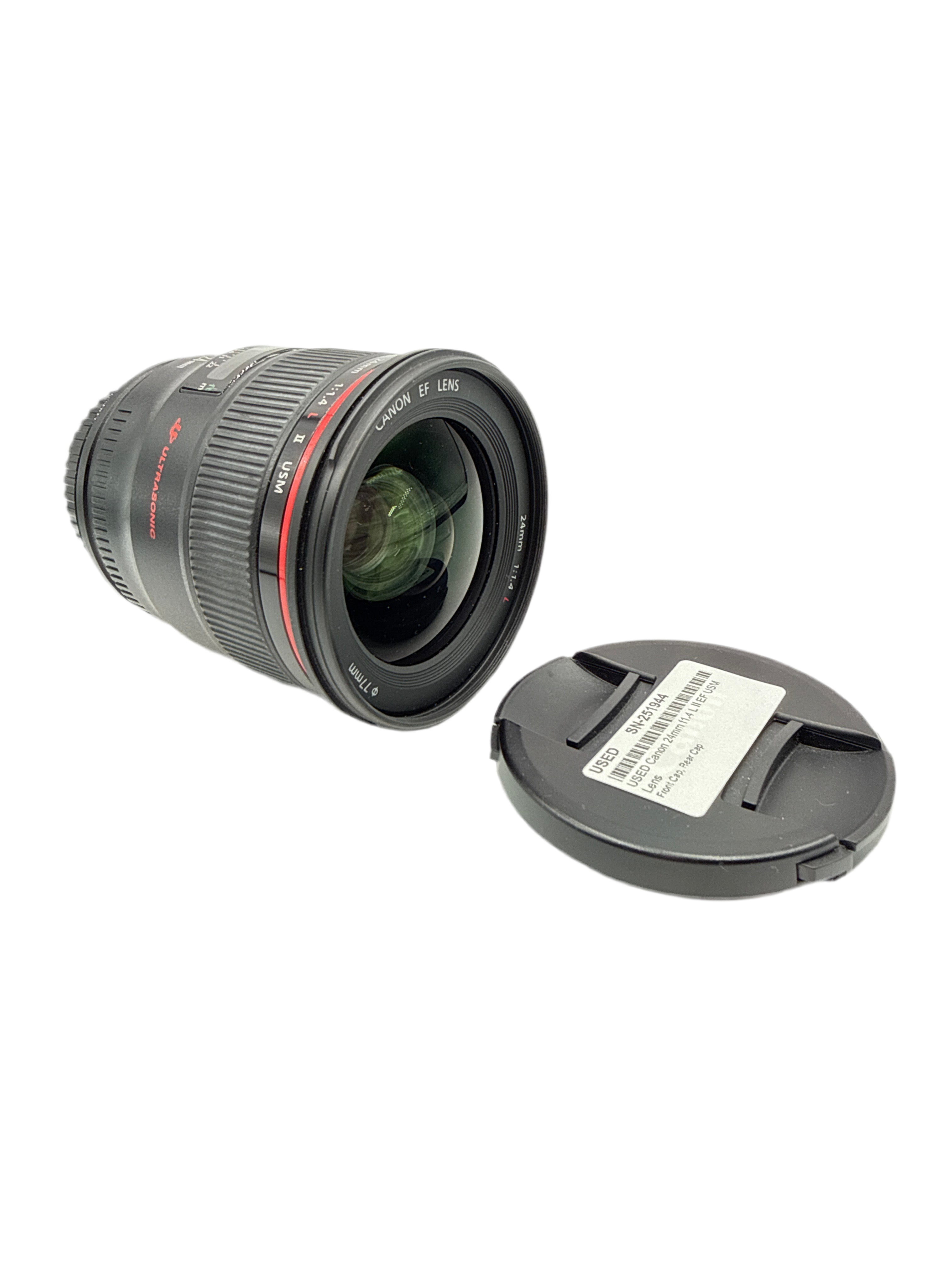 USED Canon 24mm f1.4 L II EF USM Lens