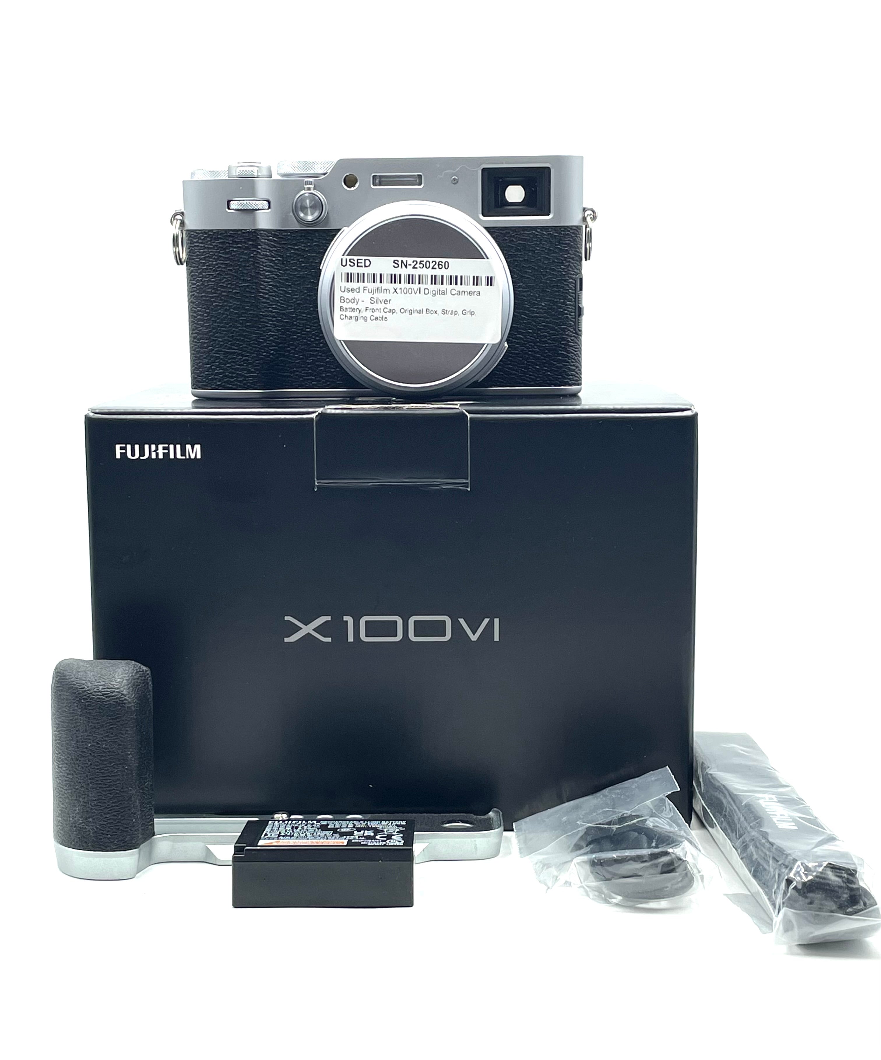 Used Fujifilm X100VI Digital Camera Body Silver