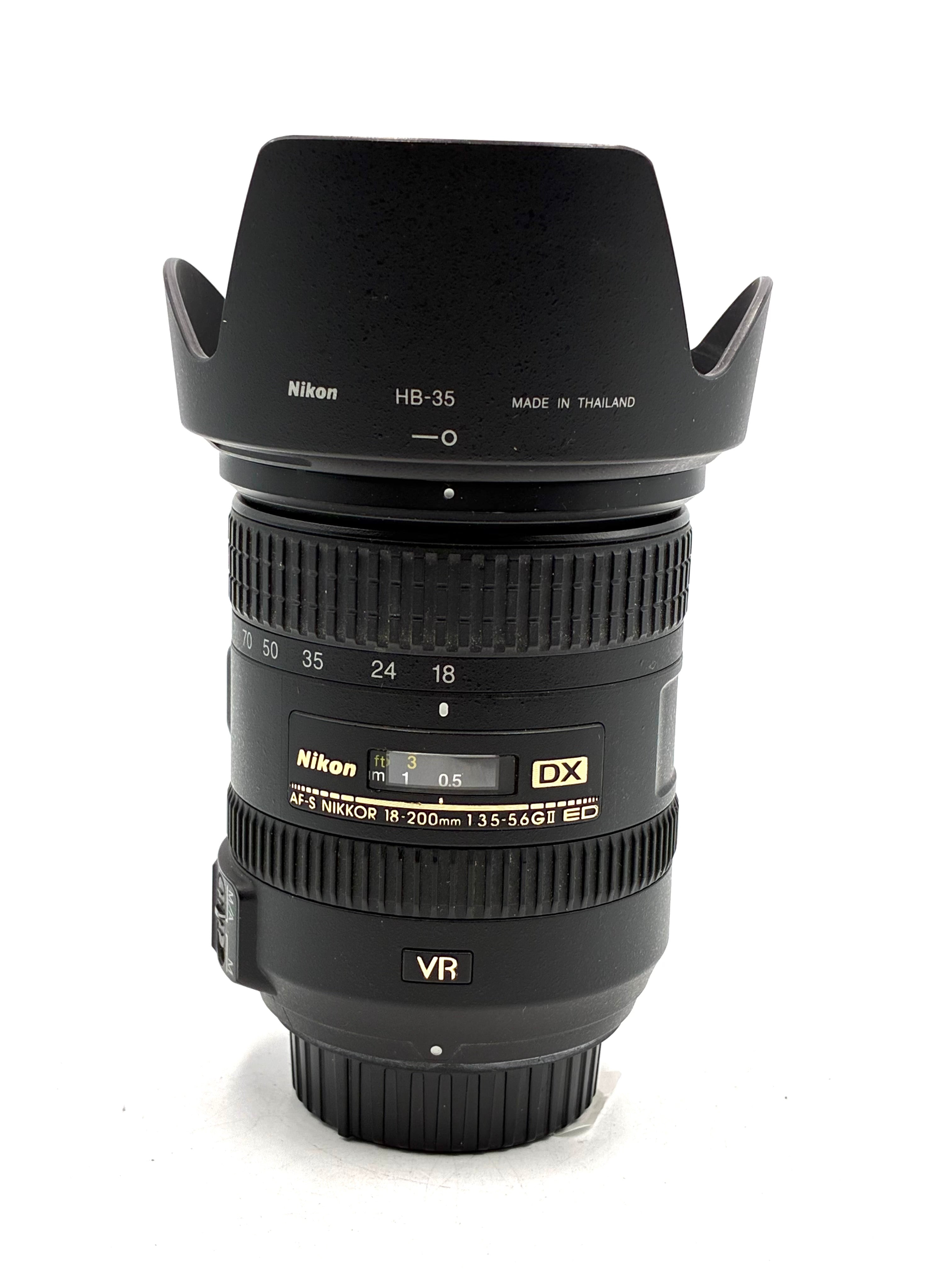 USED Nikon 18-200mm f3.5-5.6 G VR II DX