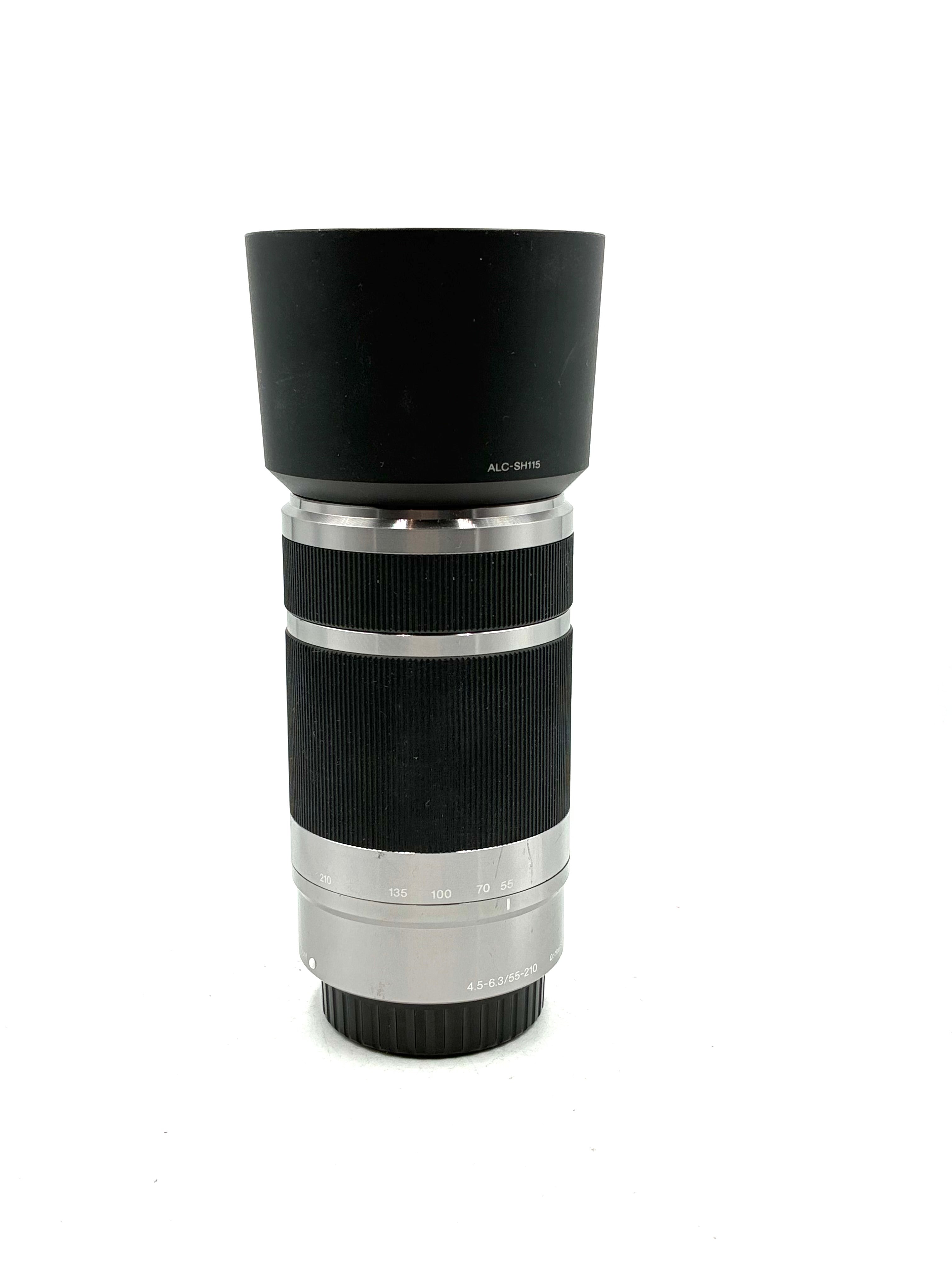 Sony E 55-210mm f/4.5-6.3 OSS (Silver) Lens - AS-IS (READ) (0078)