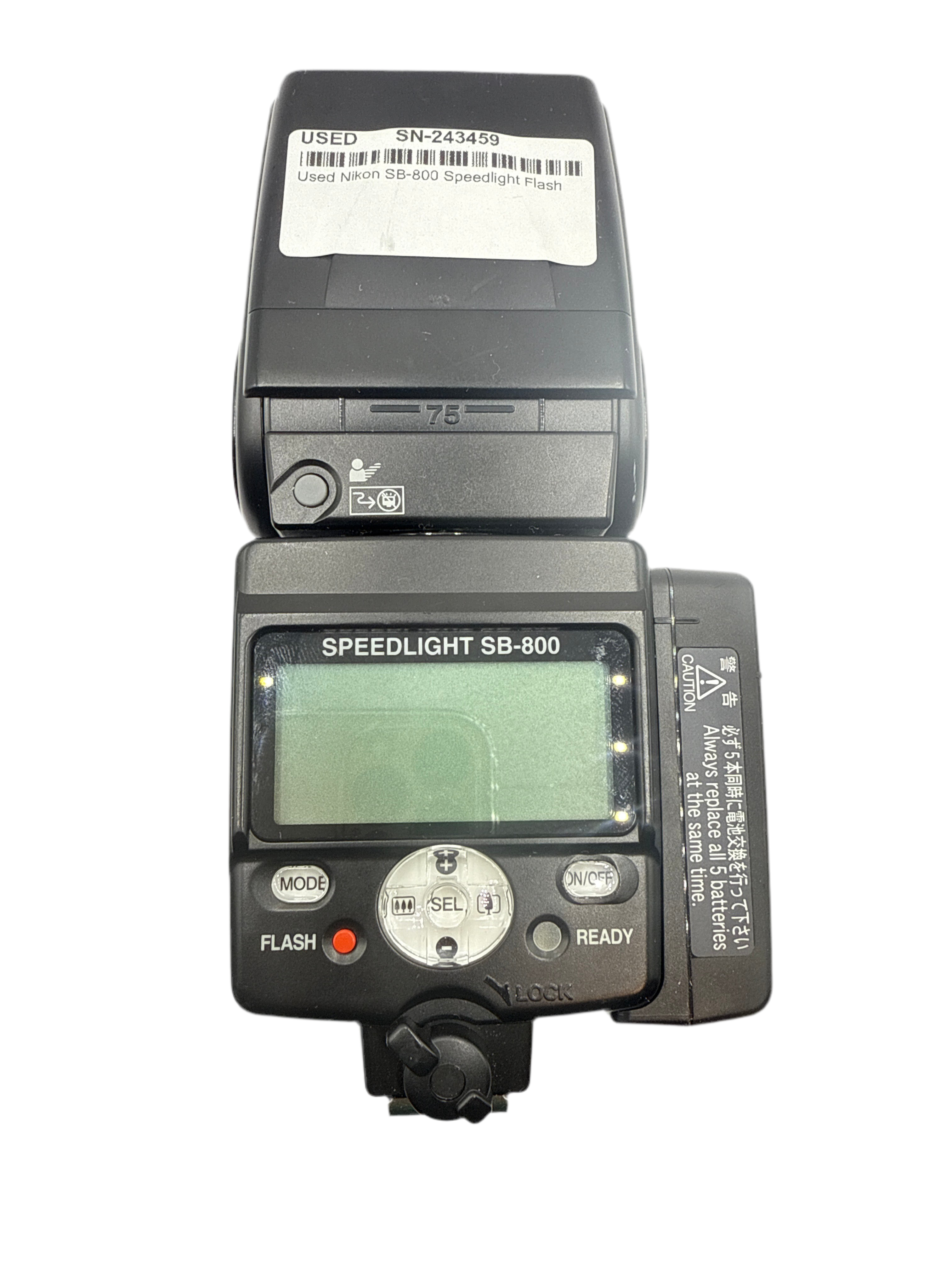 Used Nikon SB-800 Speedlight Flash