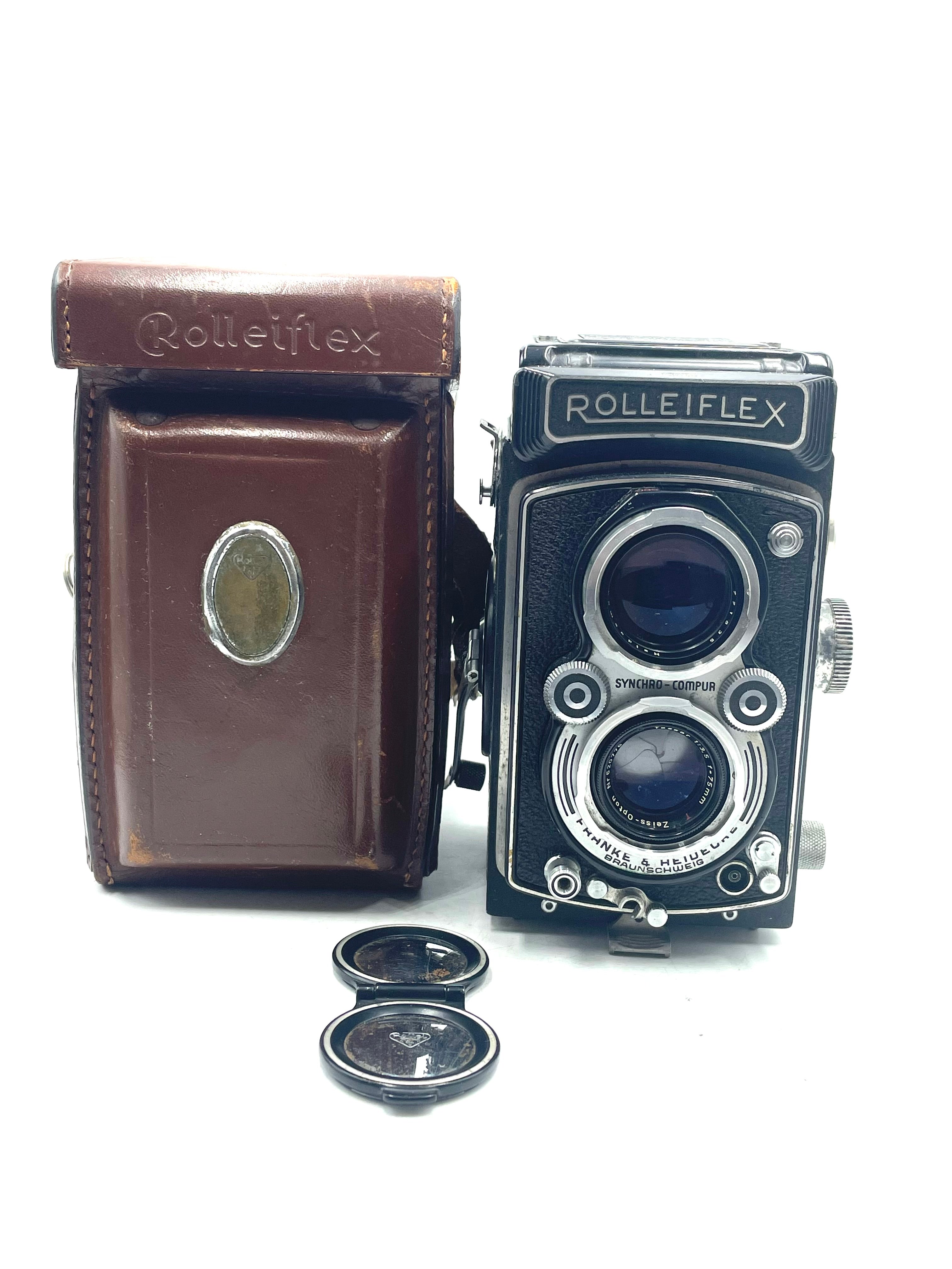 Rolleiflex 3.5B TLR w/ 75mm f/3.5 Tessar - AS-IS/READ (0032)