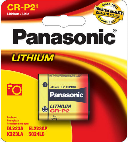 Panasonic CR-P2 (223) 6V Battery