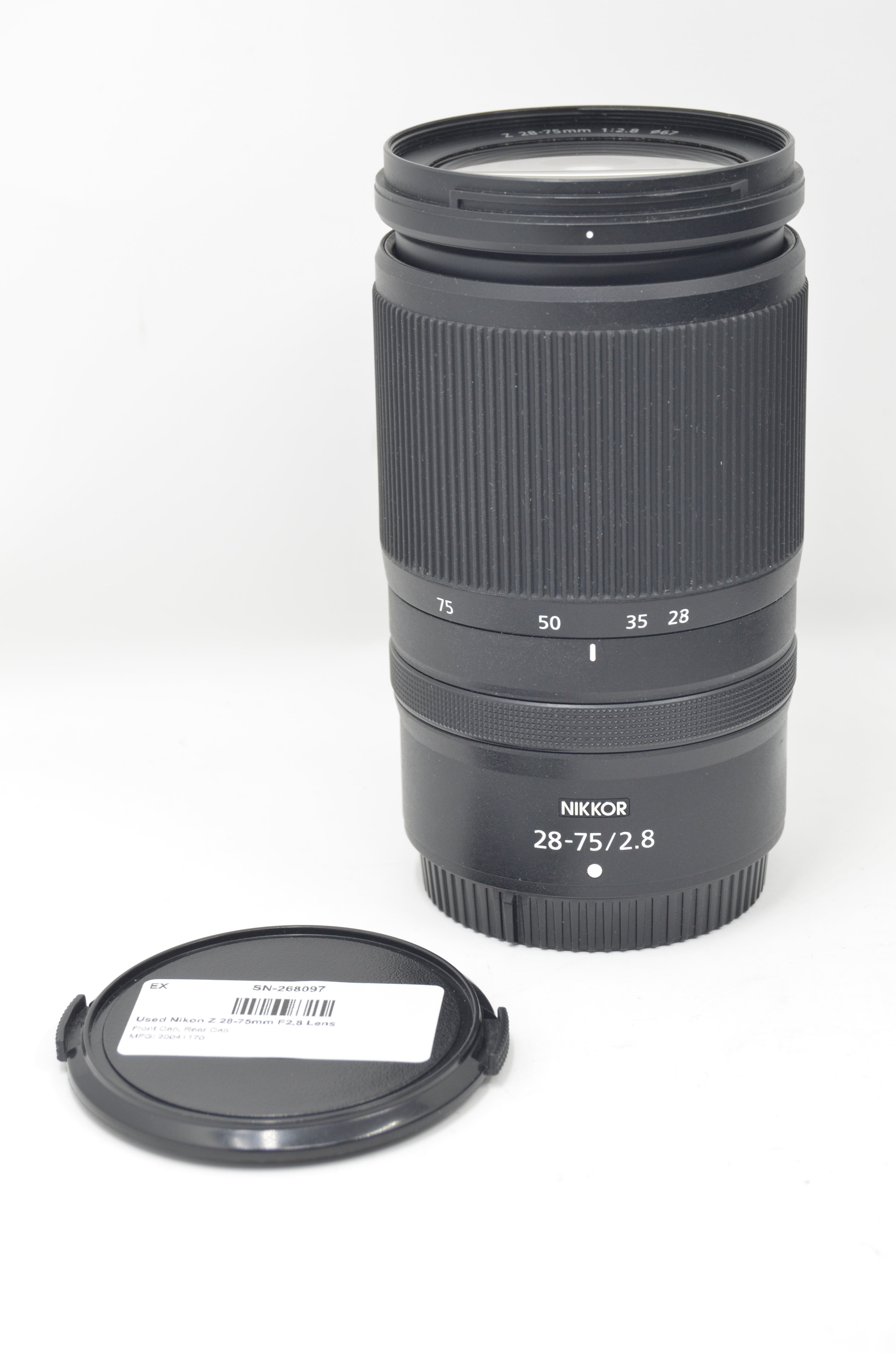 Used Nikon Z 28-75mm F2.8 Lens