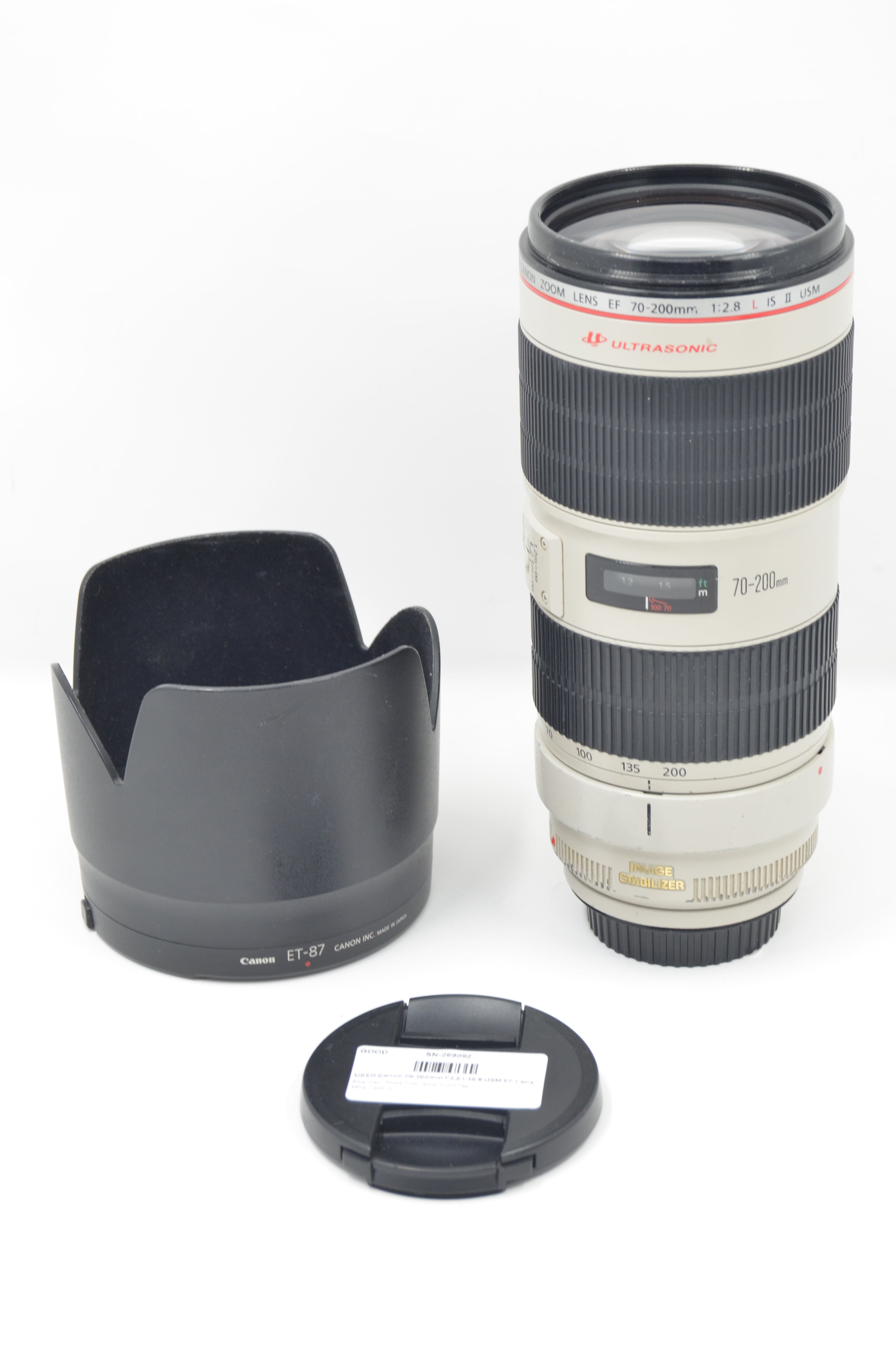 USED Canon 70-200mm F2.8 L IS II USM EF Lens