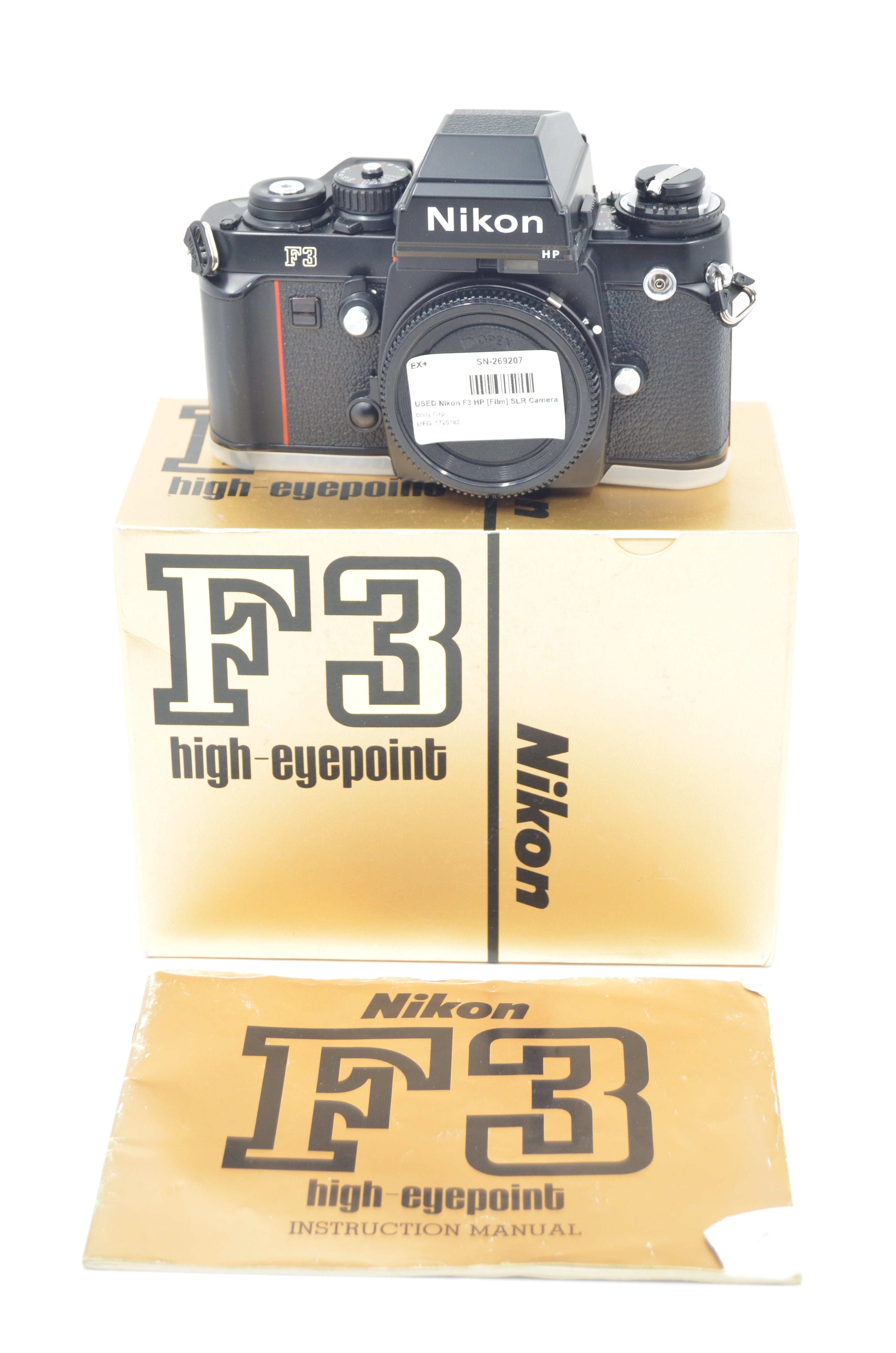 Nikon F3/T ＆ Nikon F3 high-eyepoint 使用説明書(再発行版) 2冊 