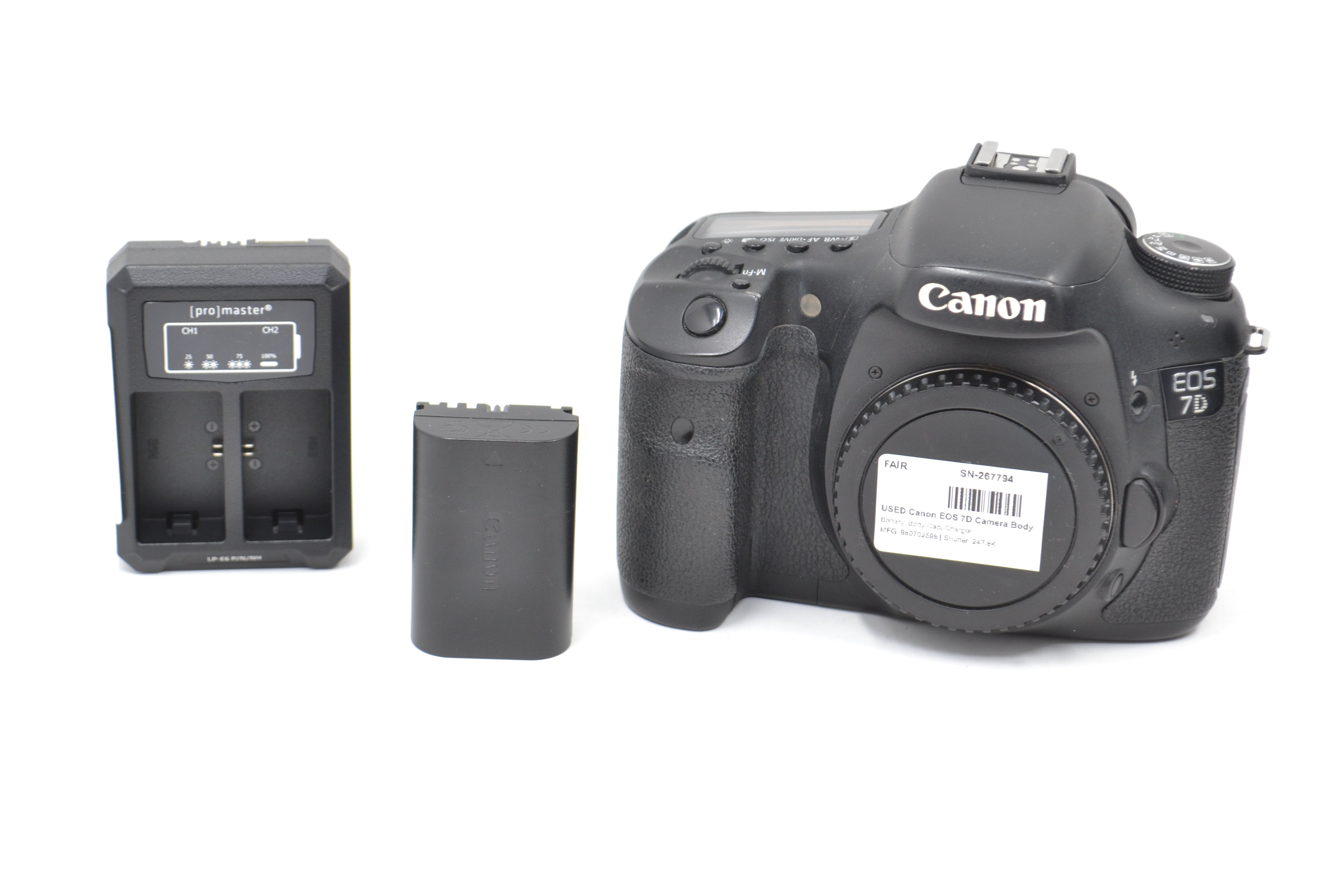 USED Canon EOS 7D Camera Body