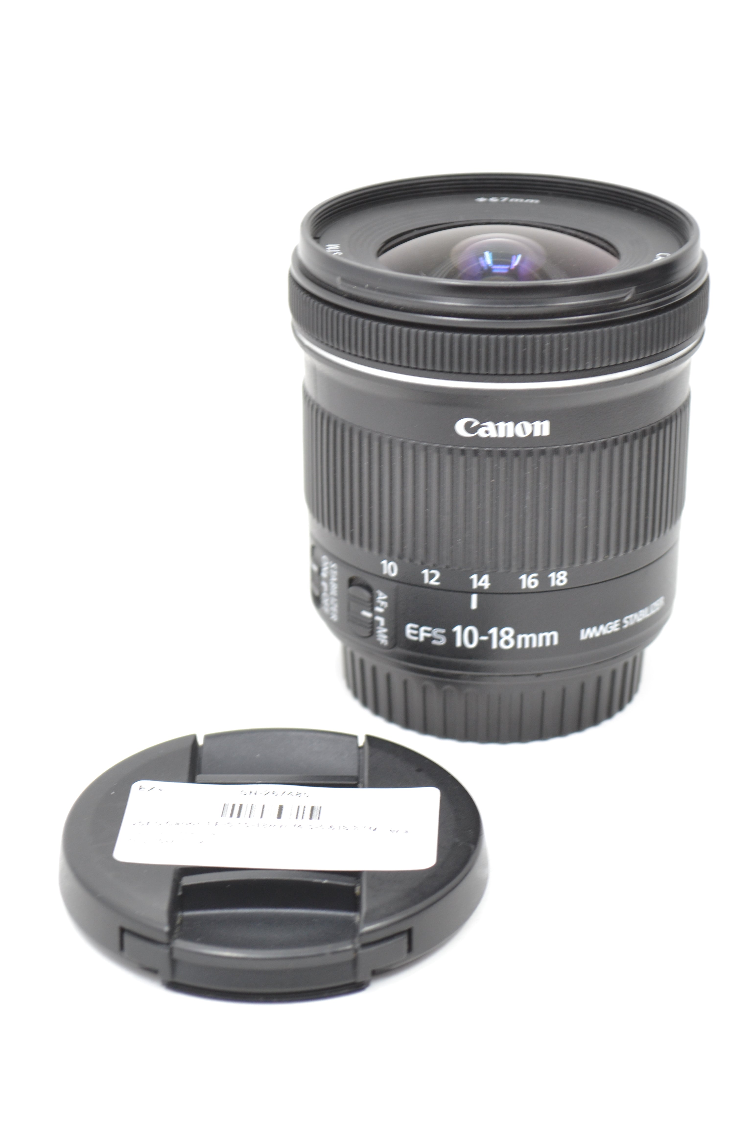 USED Canon EF-S 10-18mm f4.5-5.6 IS STM Lens