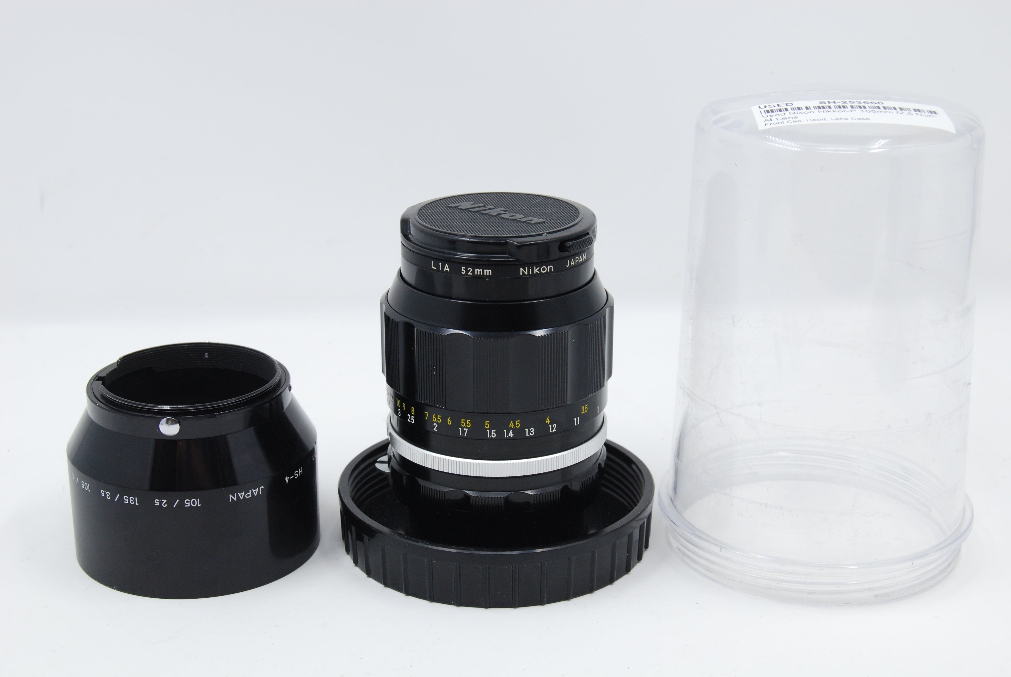 Used Nikon Nikkor-P 105mm f2.5 Non-AI Lens