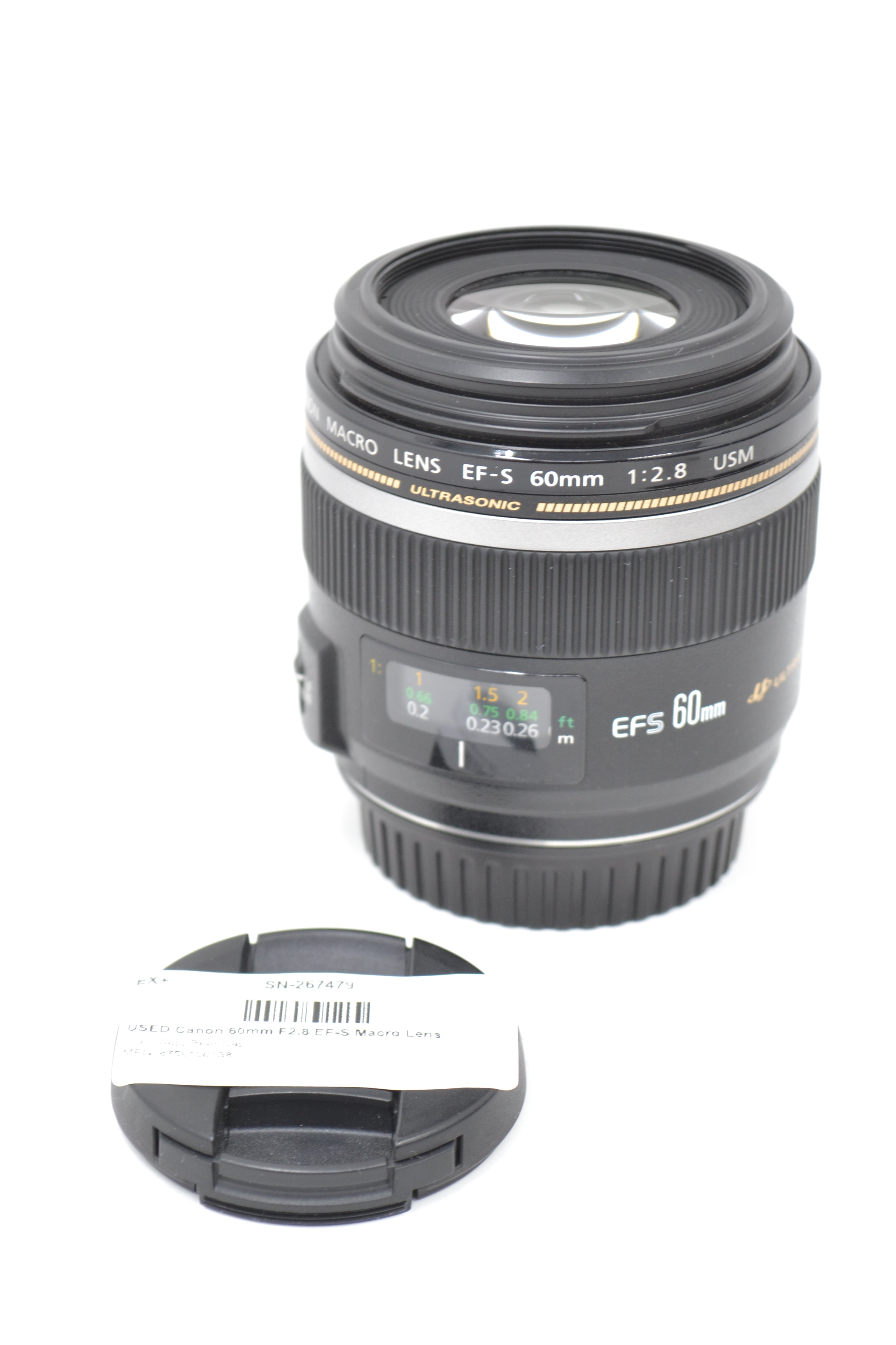 USED Canon 60mm F2.8 EF-S Macro Lens