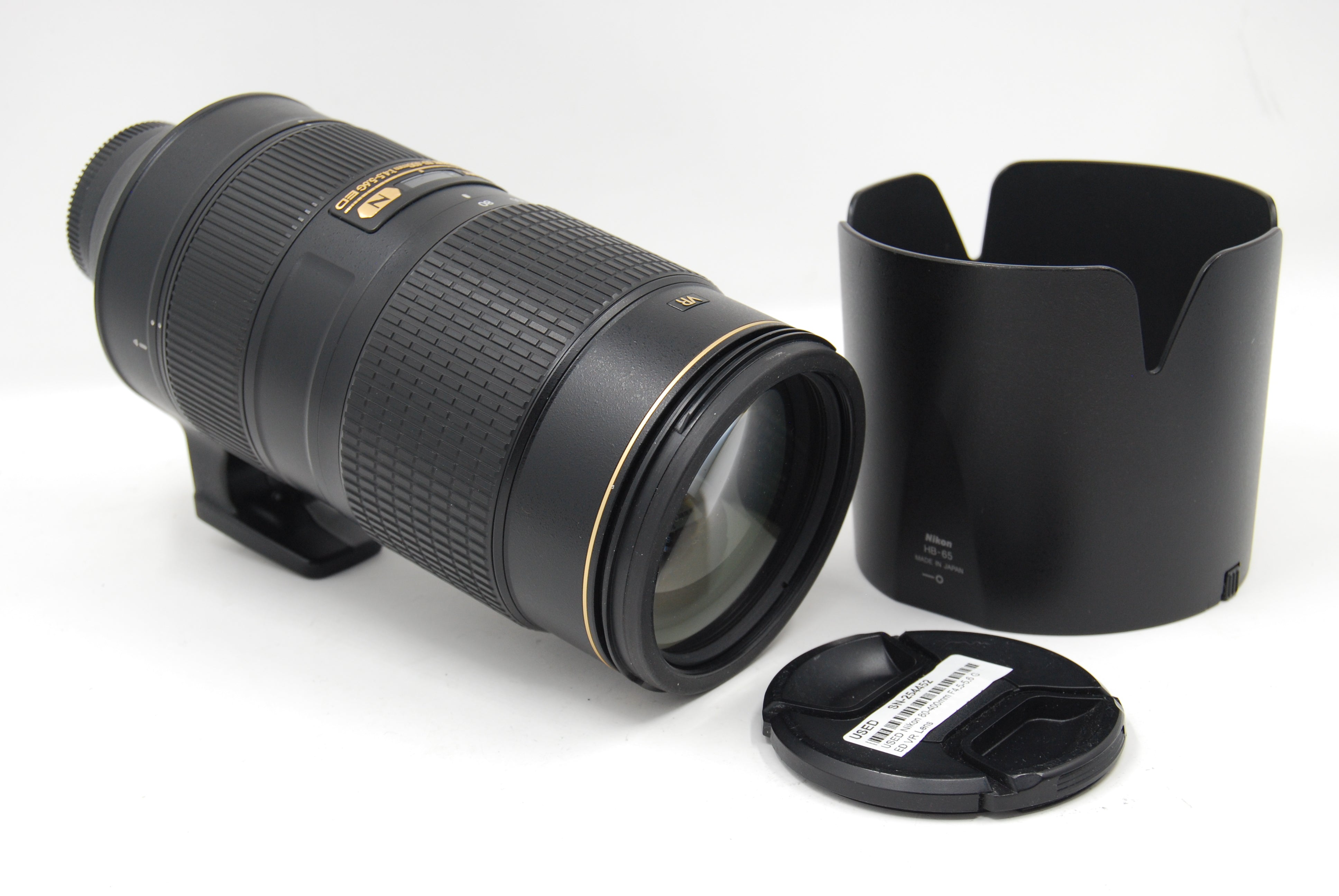 USED Nikon 80-400mm F4.5-5.6 G ED VR Lens
