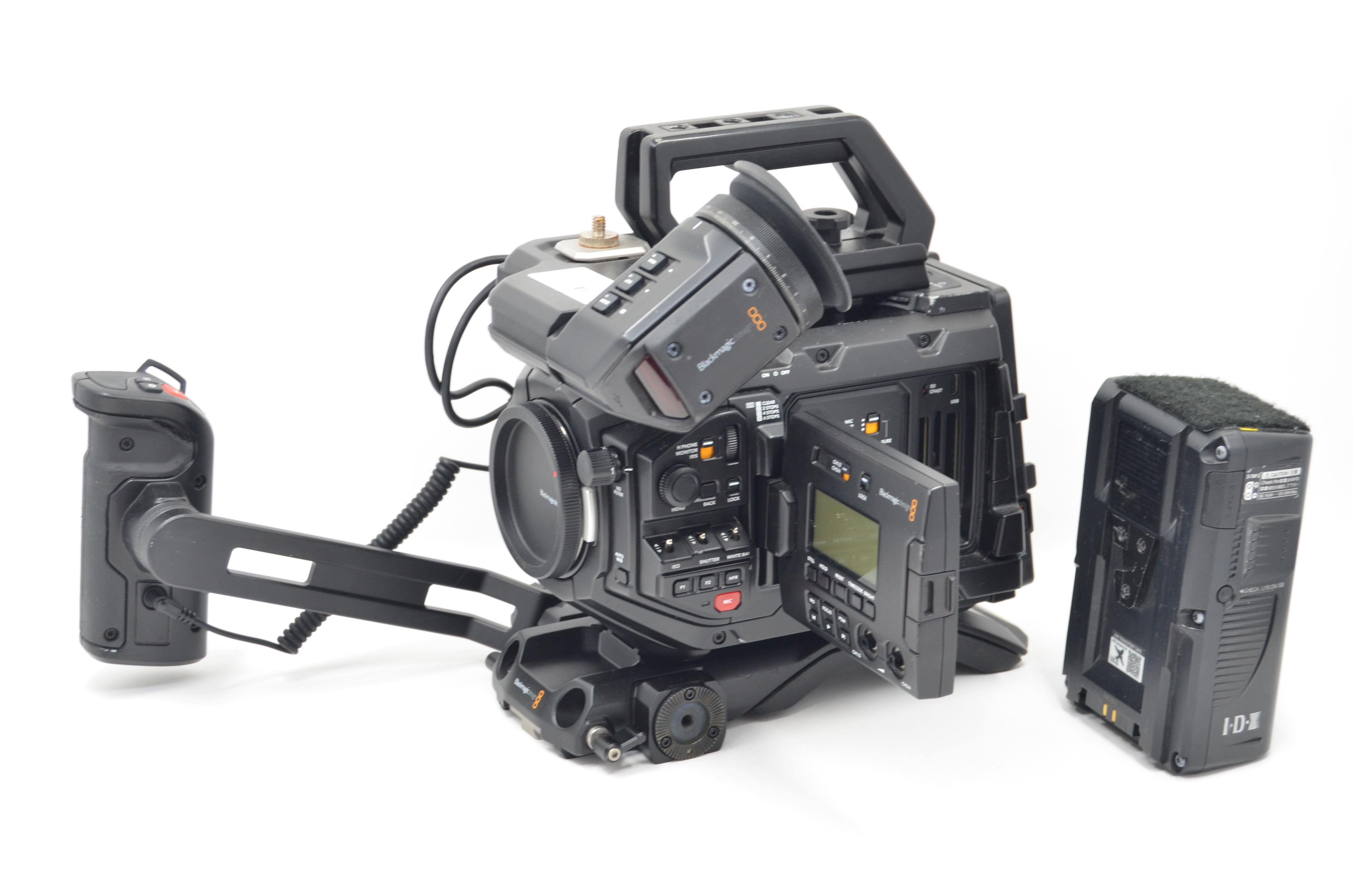 USED Blackmagic Ursa 4.6K Pro G2 w/ Ursa Viewfinder + Shoulder Kit