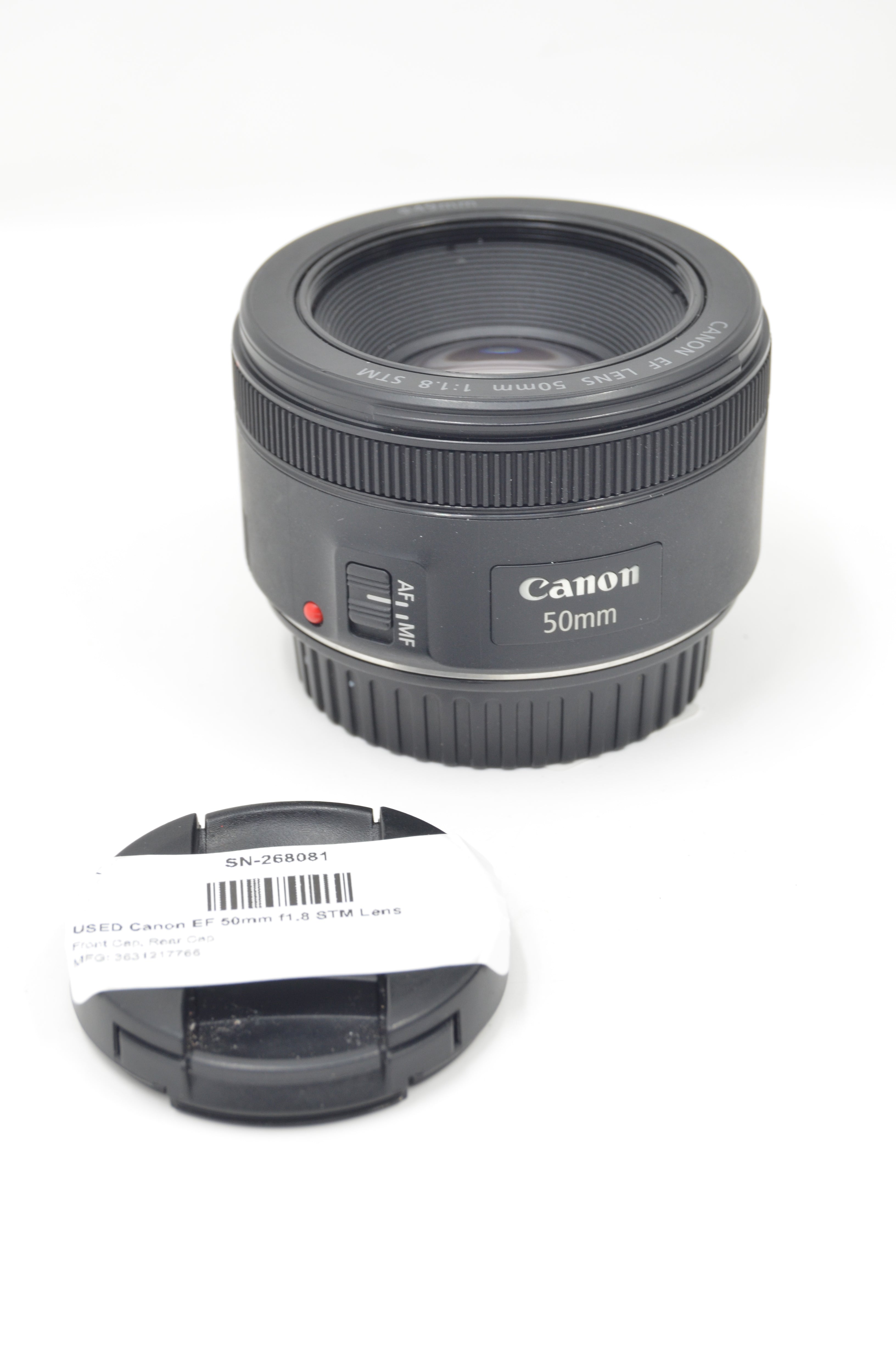 USED Canon EF 50mm f1.8 STM Lens