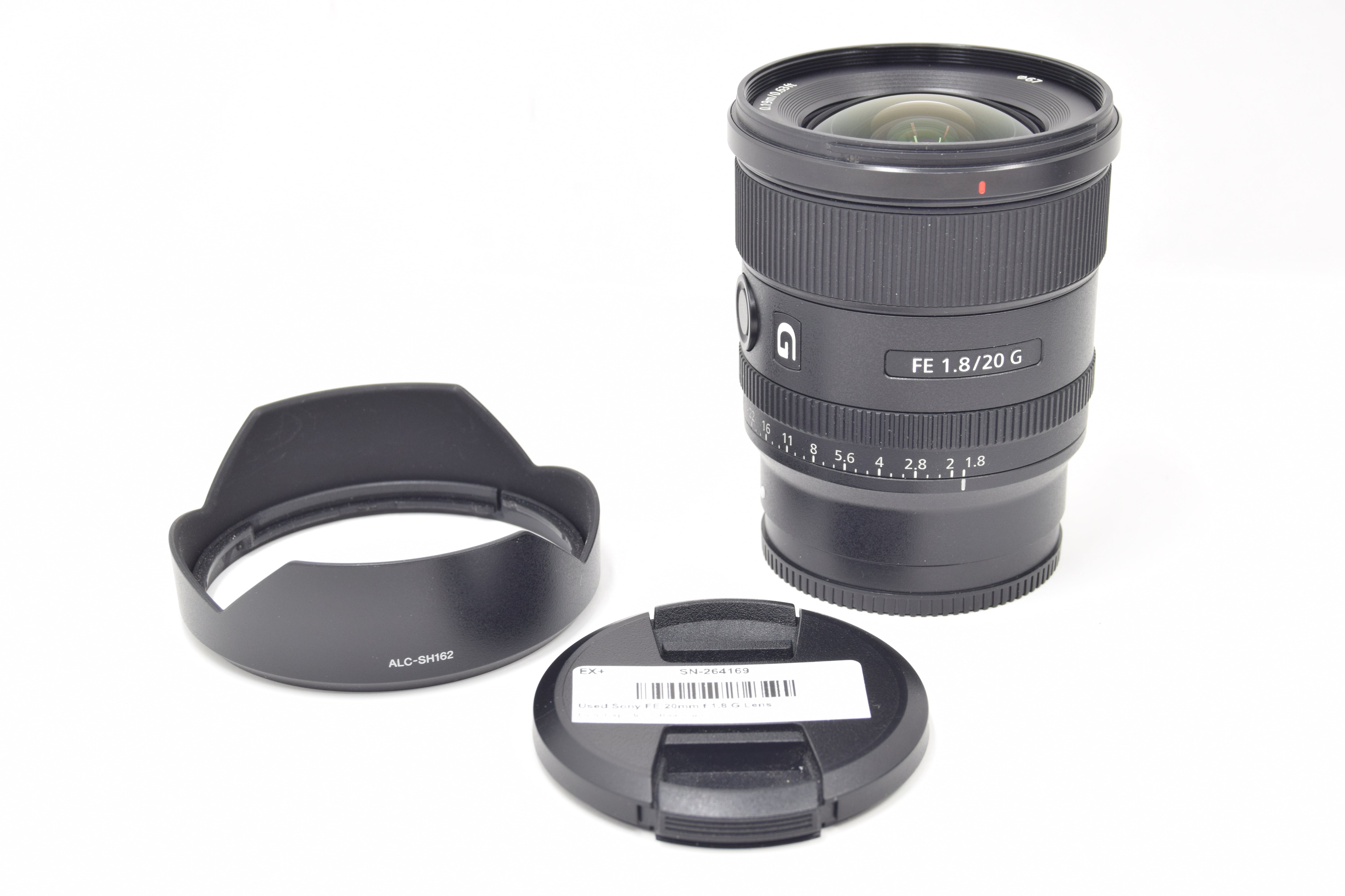 Used Sony FE 20mm f/1.8 G Lens