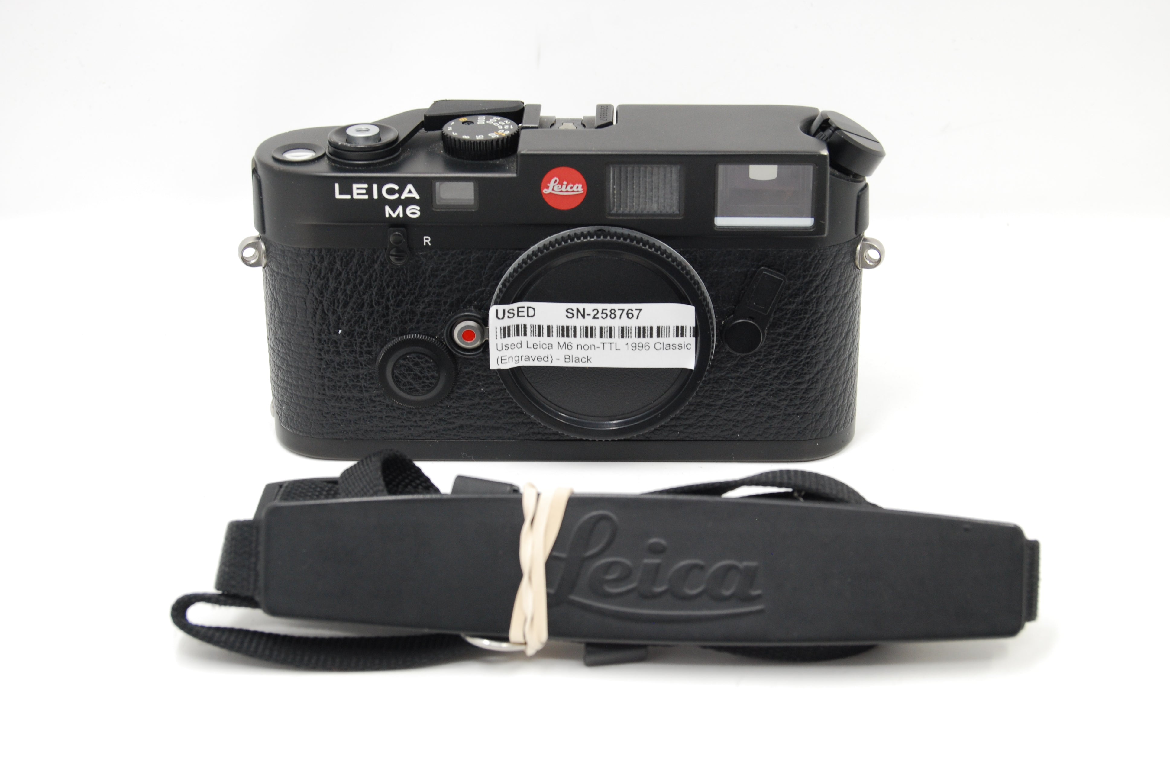 Used Leica M6 non-TTL 1996 Classic (Engraved) - Black