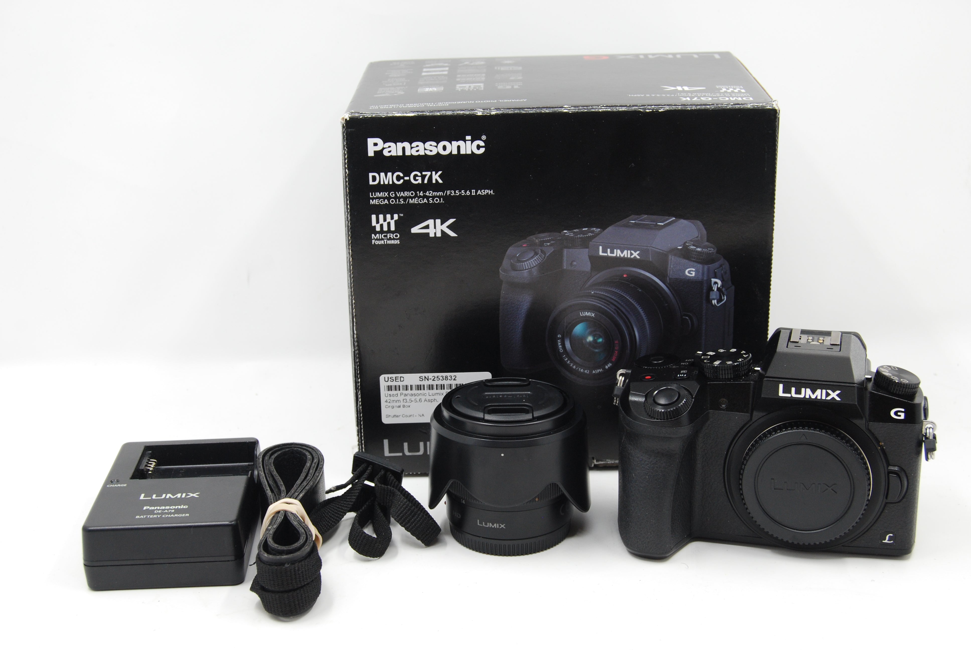 Used Panasonic Lumix DMC-G7 w/14-42mm f3.5-5.6 Asph.