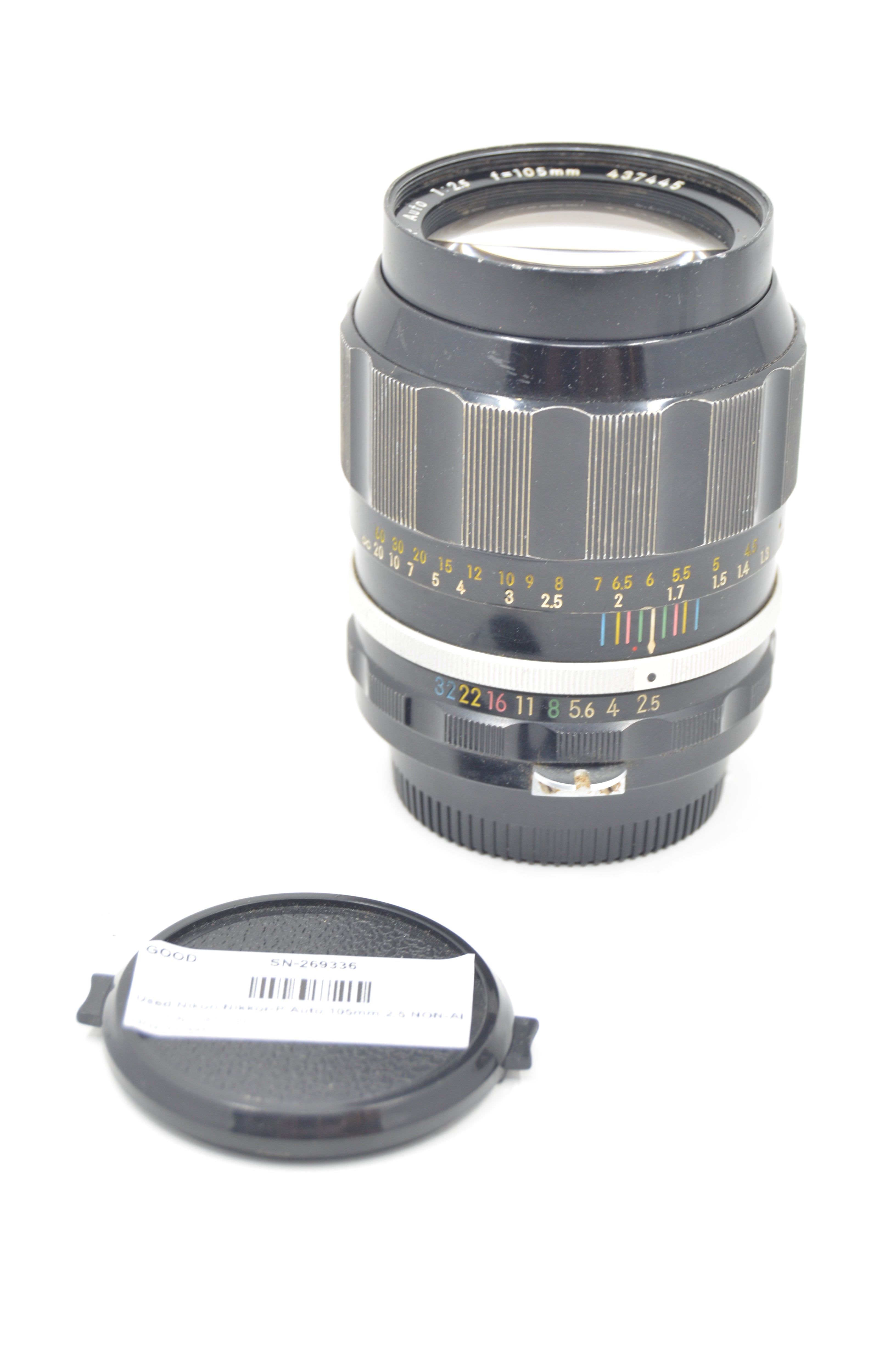 レンズ(単焦点) Nikon NIKKOR-P Auto 105mm F2.5 程度良好☆】ニコン NIKKOR-P AUTO 105mm F2.5 105mm Auto Nikon