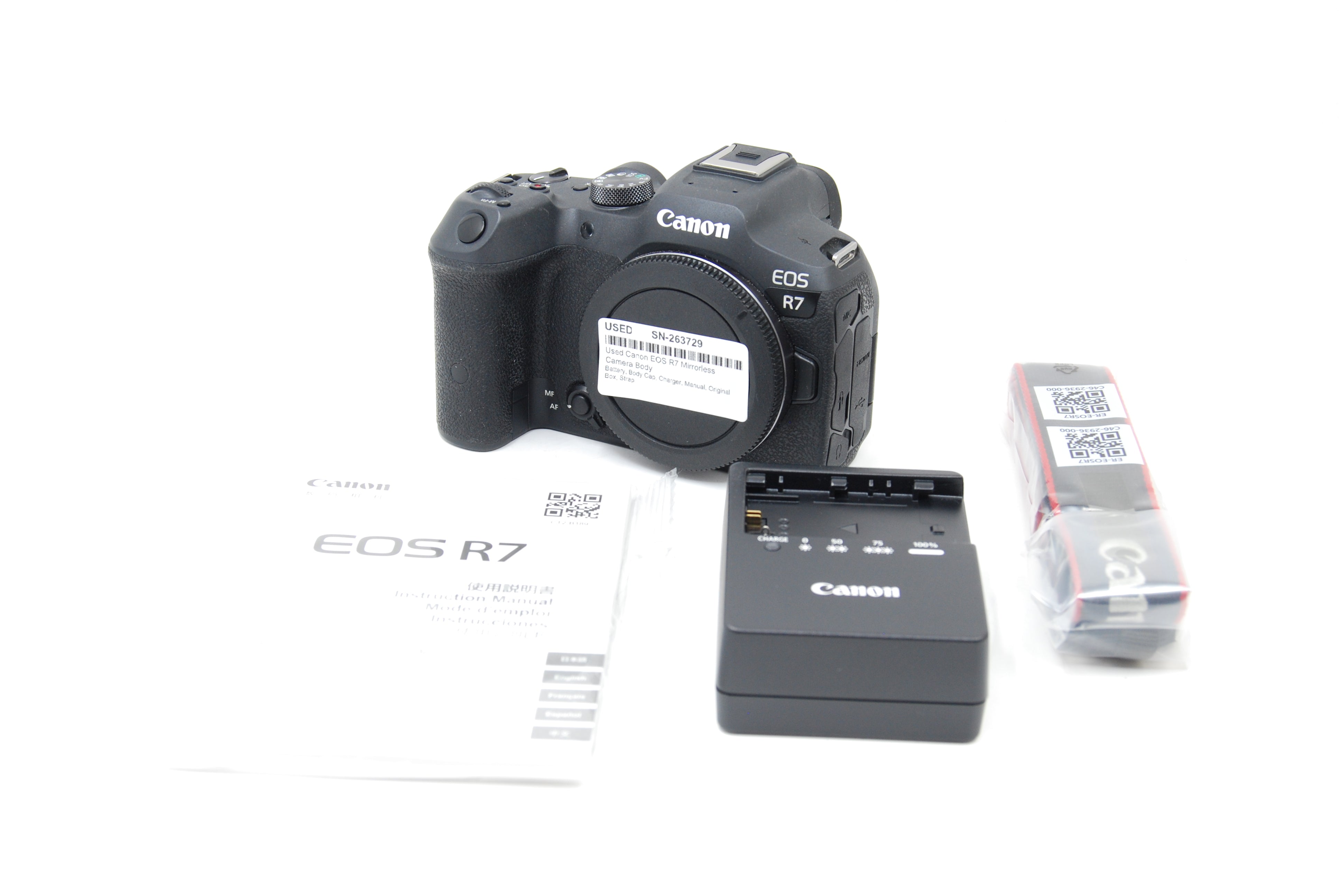 Used Canon EOS R7 Mirrorless Camera Body