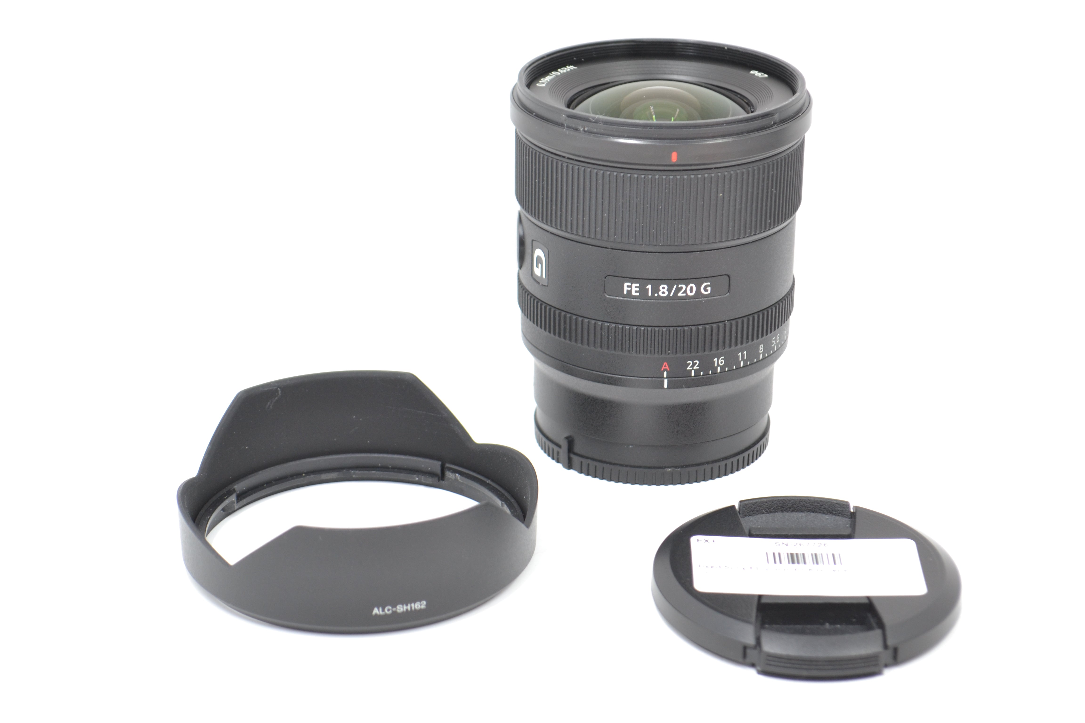 Used Sony FE 20mm f/1.8 G Lens