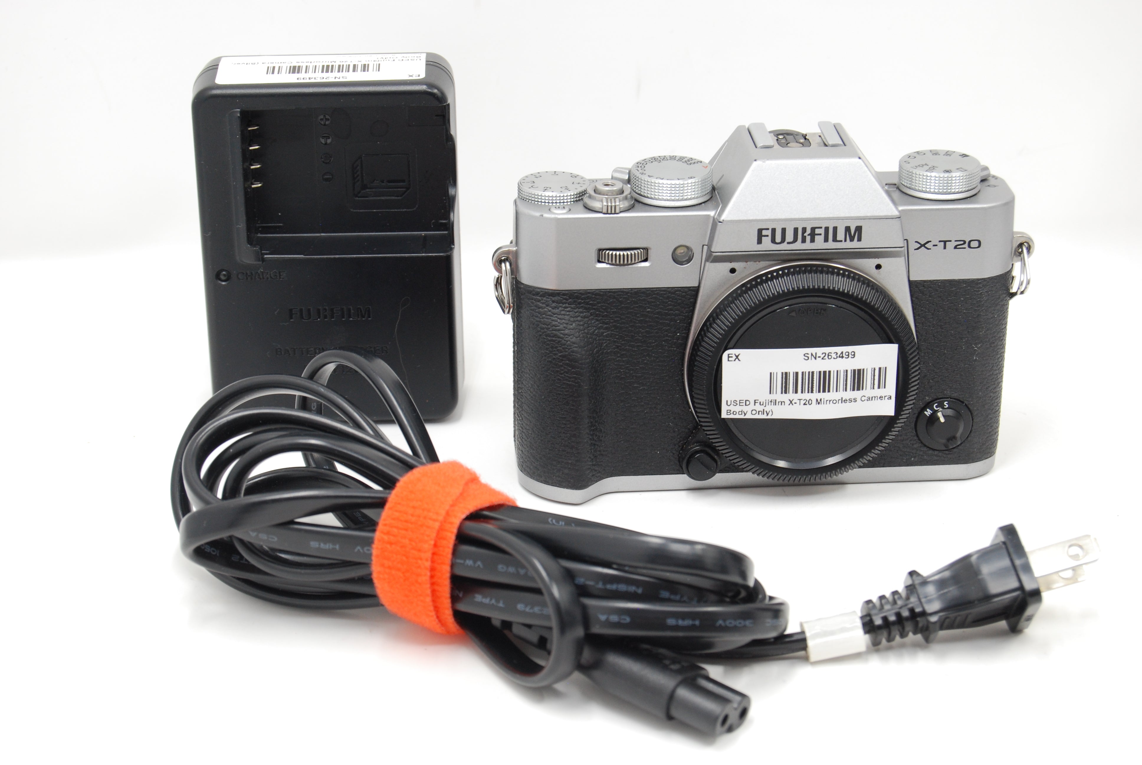 USED Fujifilm X-T20 Mirrorless Camera (Silver, Body Only)