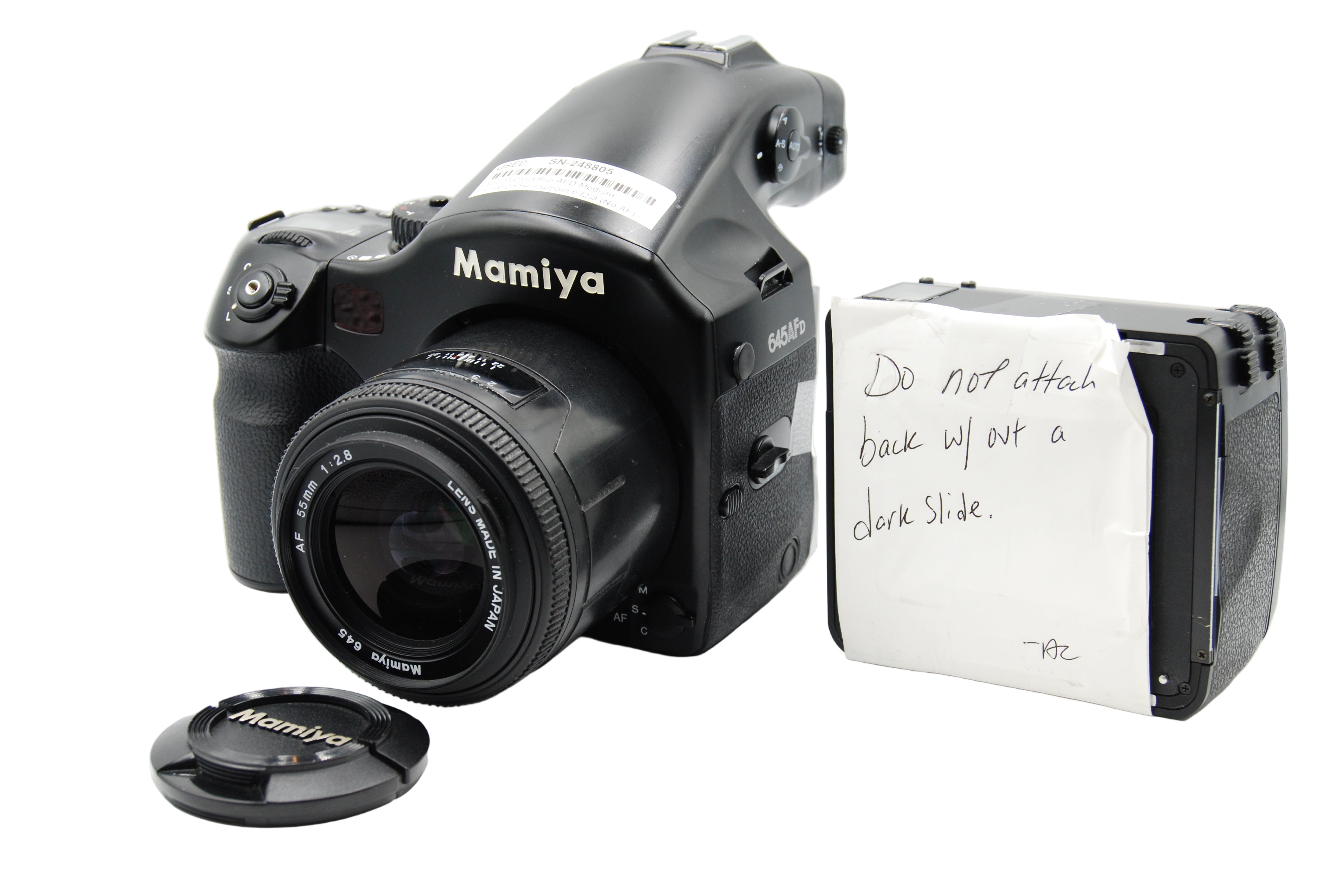 Used Mamiya 645 AFD Medium Format Camera w/55mm f2.8 (No AF) - Needs a