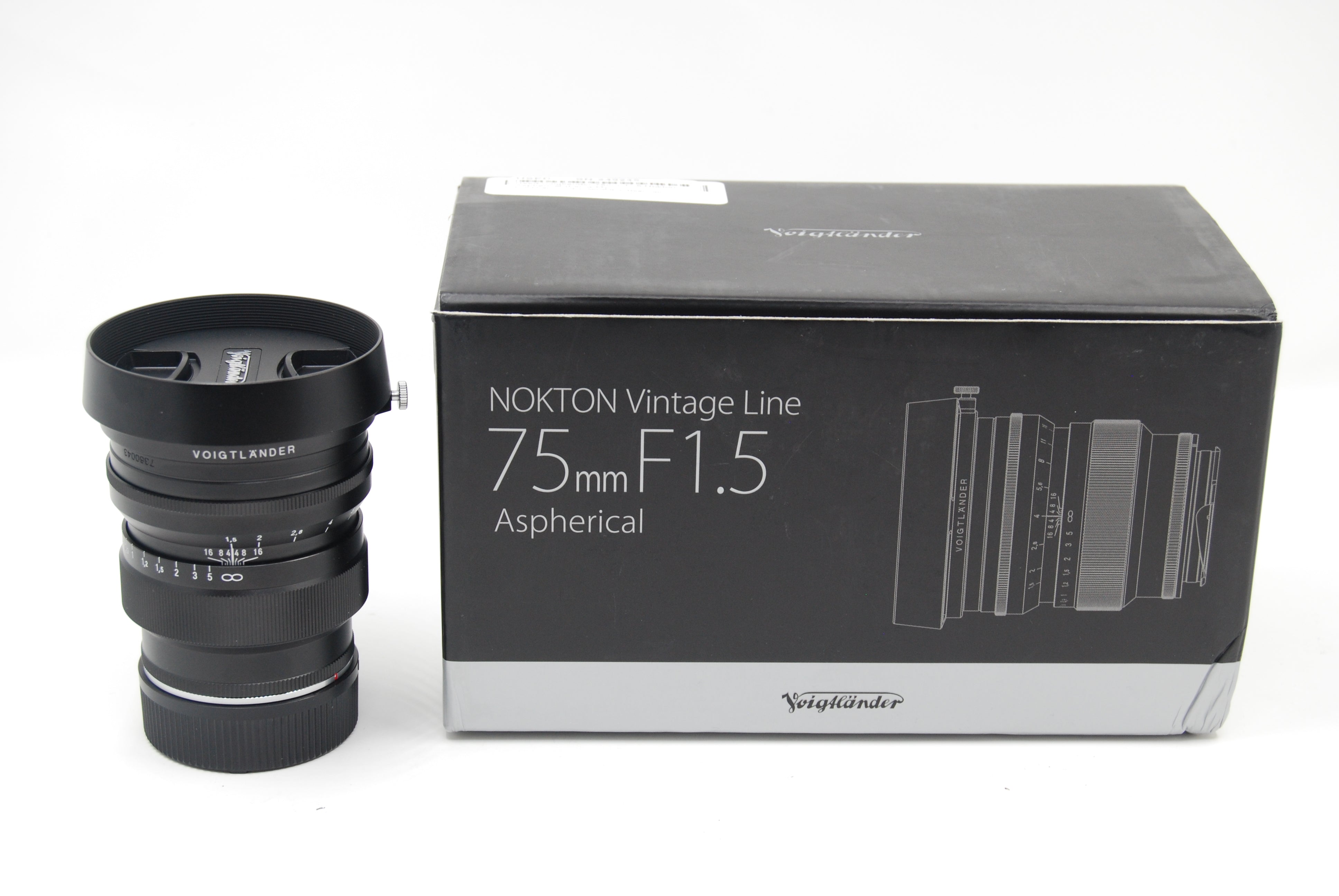 Used Voigtlander 75mm f1.5 Nokton Aspherical (Leica-M)
