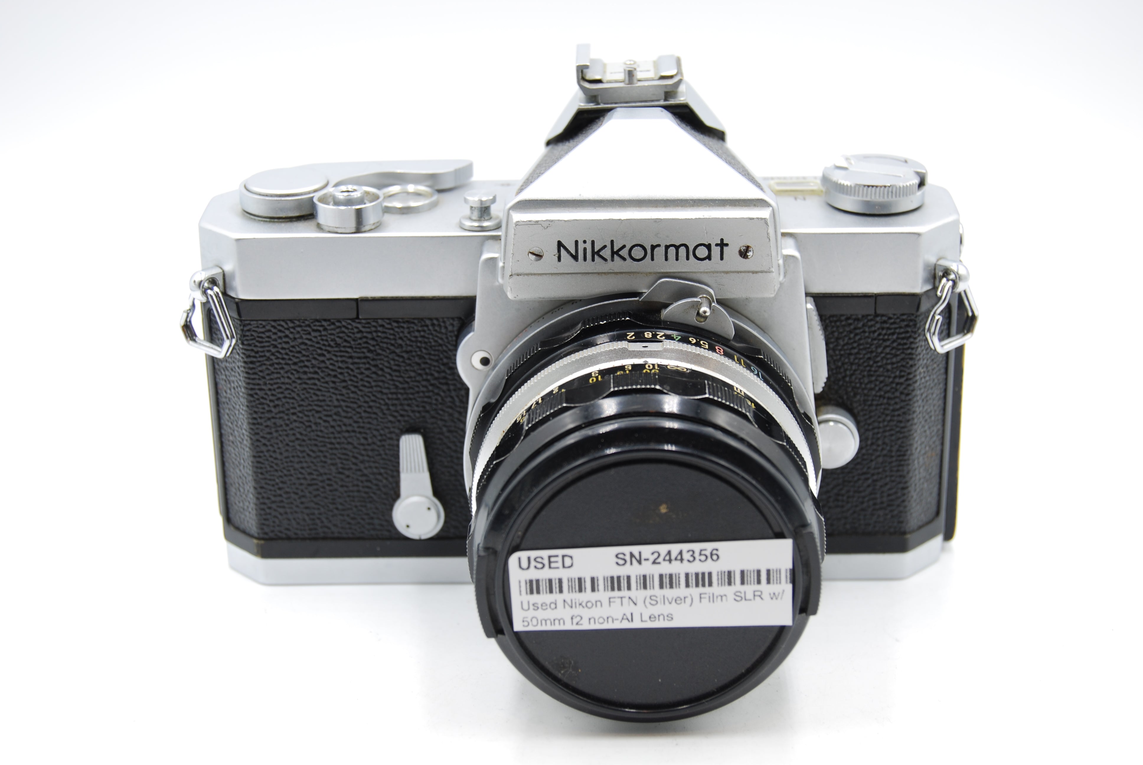 Used Nikon Nikkormat FTN (Silver) Film SLR w/50mm f2 non-AI Lens