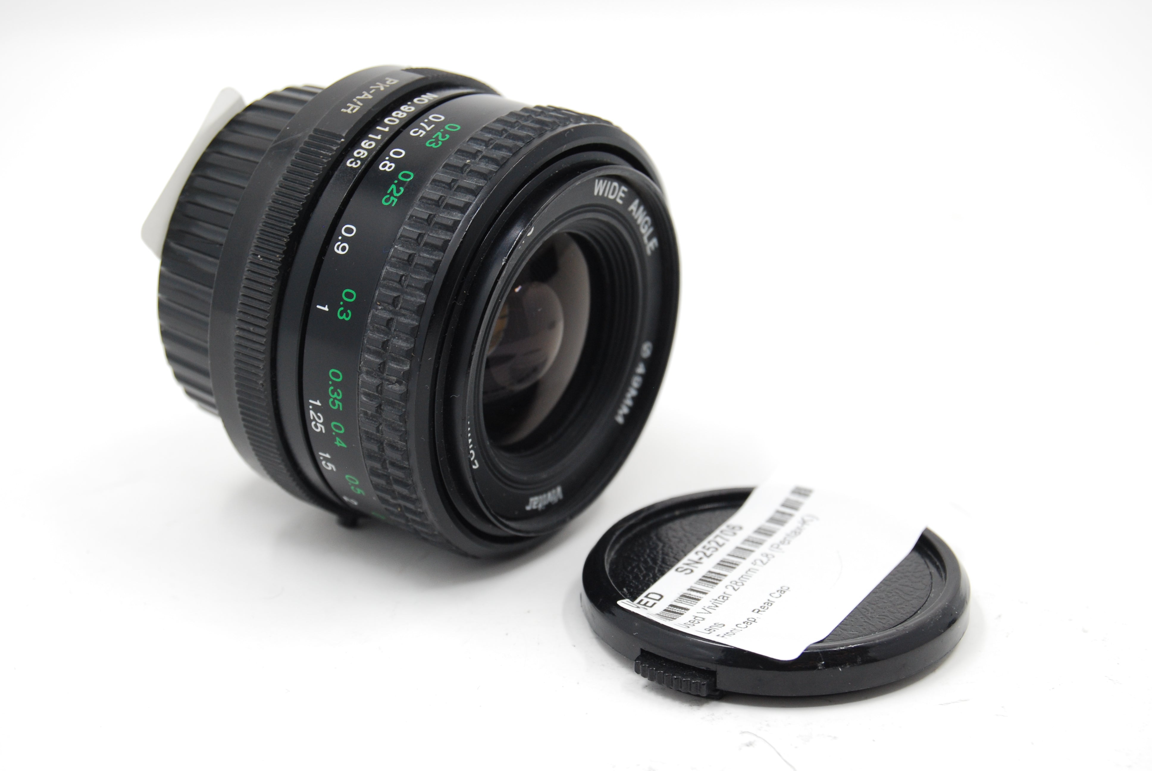 Used Vivitar 28mm f2.8 (Pentax-K) Lens