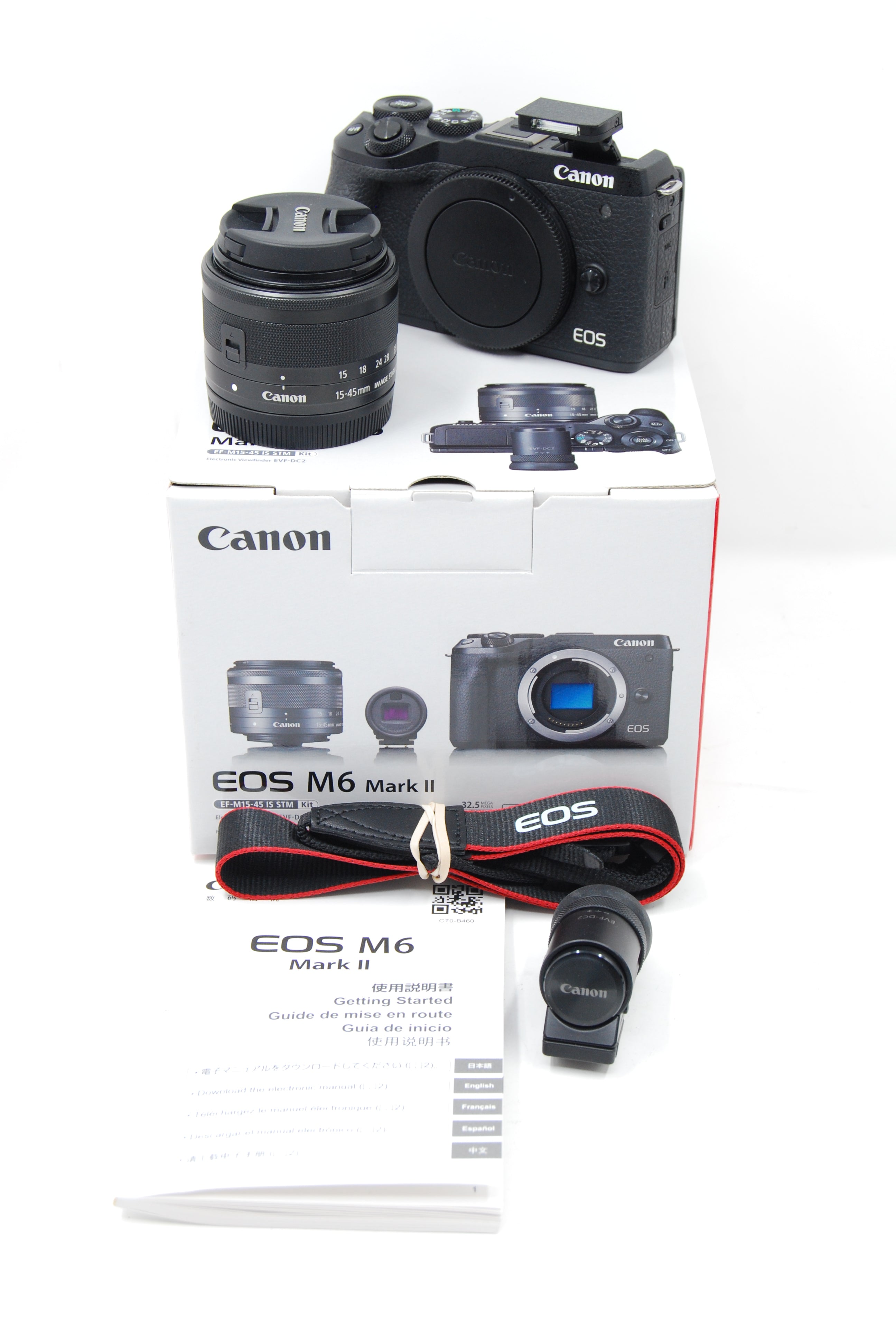 Canon EOS M6 15-45mmレンズキット Canon EOS M6 Mirrorless Digital Camera with 15-45mm Lens and
