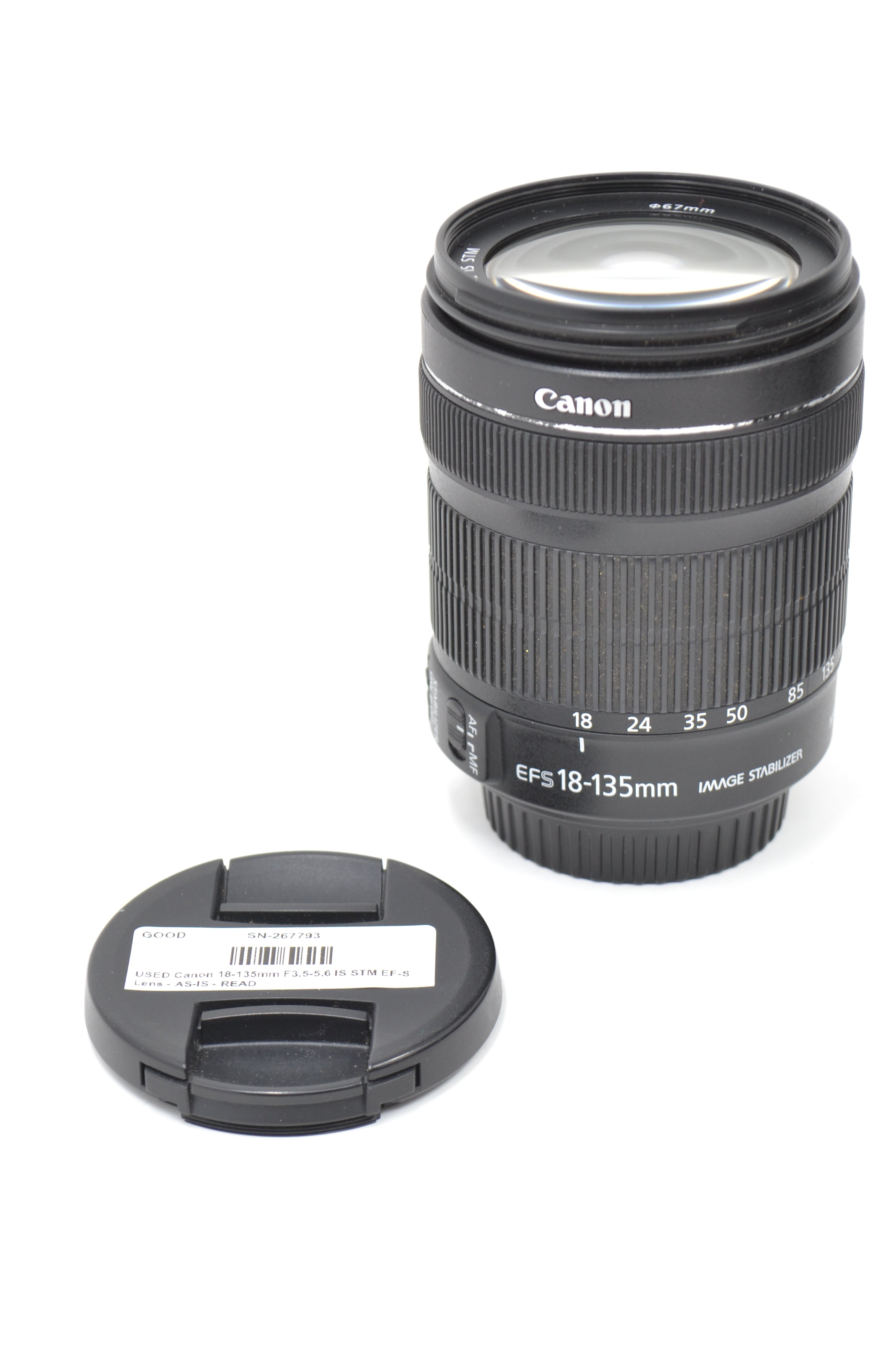 USED Canon 18-135mm F3.5-5.6 IS STM EF-S Lens - AS-IS - READ