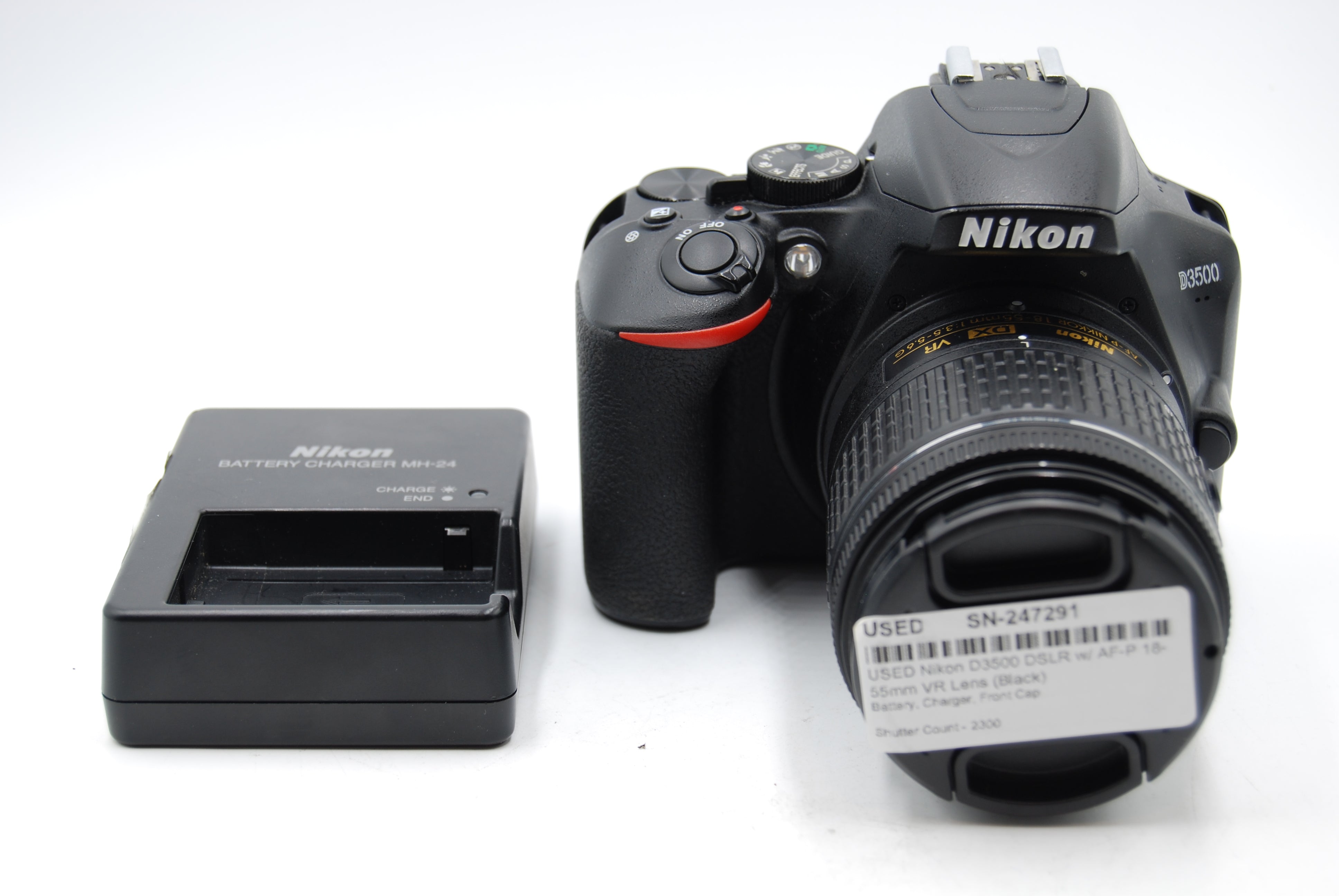 USED Nikon D3500 DSLR w/ AF-P 18-55mm VR Lens (Black)