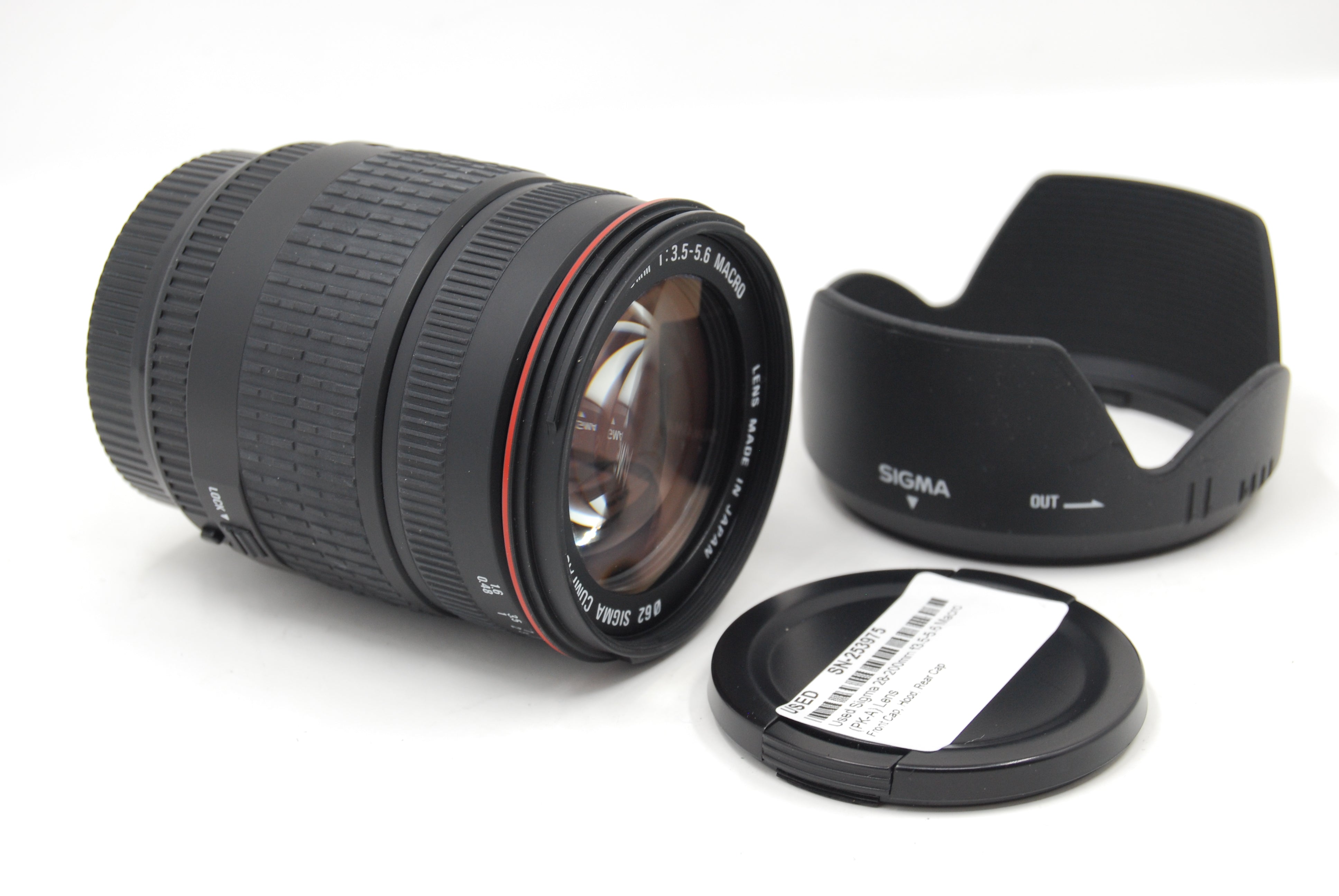 Used Sigma 28-200mm f3.5-5.6 Macro (PK-A) Lens