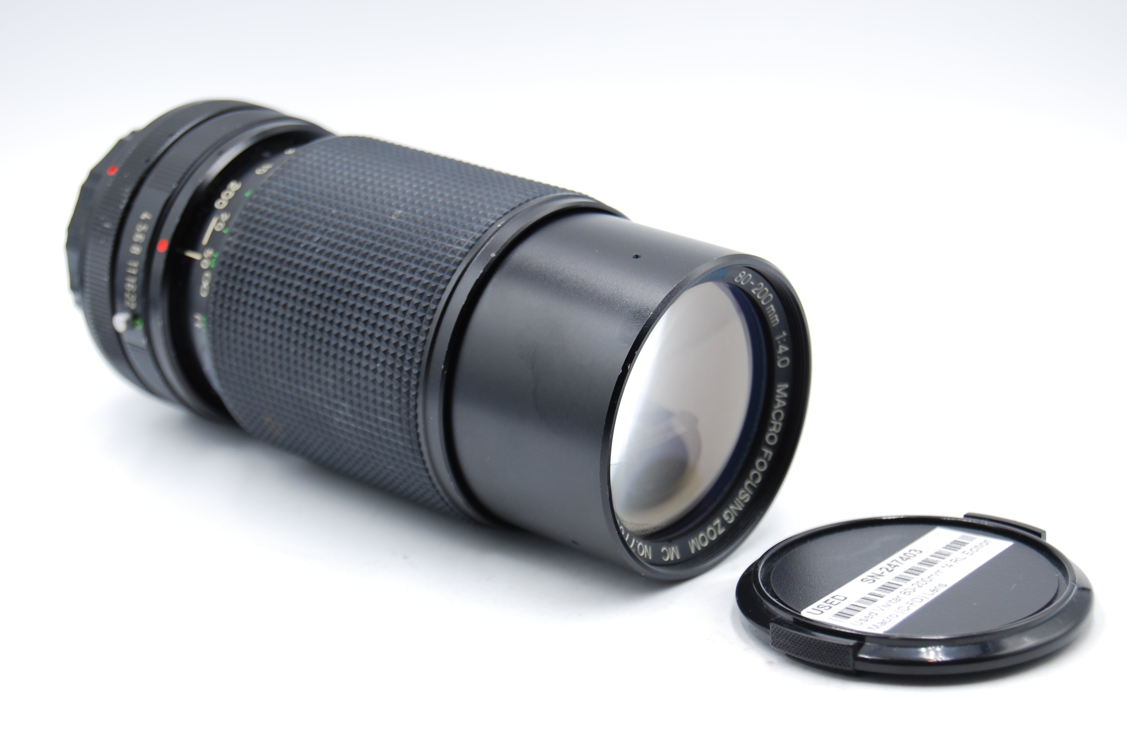Used Vivitar 80-200mm f4 RL Edition Macro (C-FD) Lens