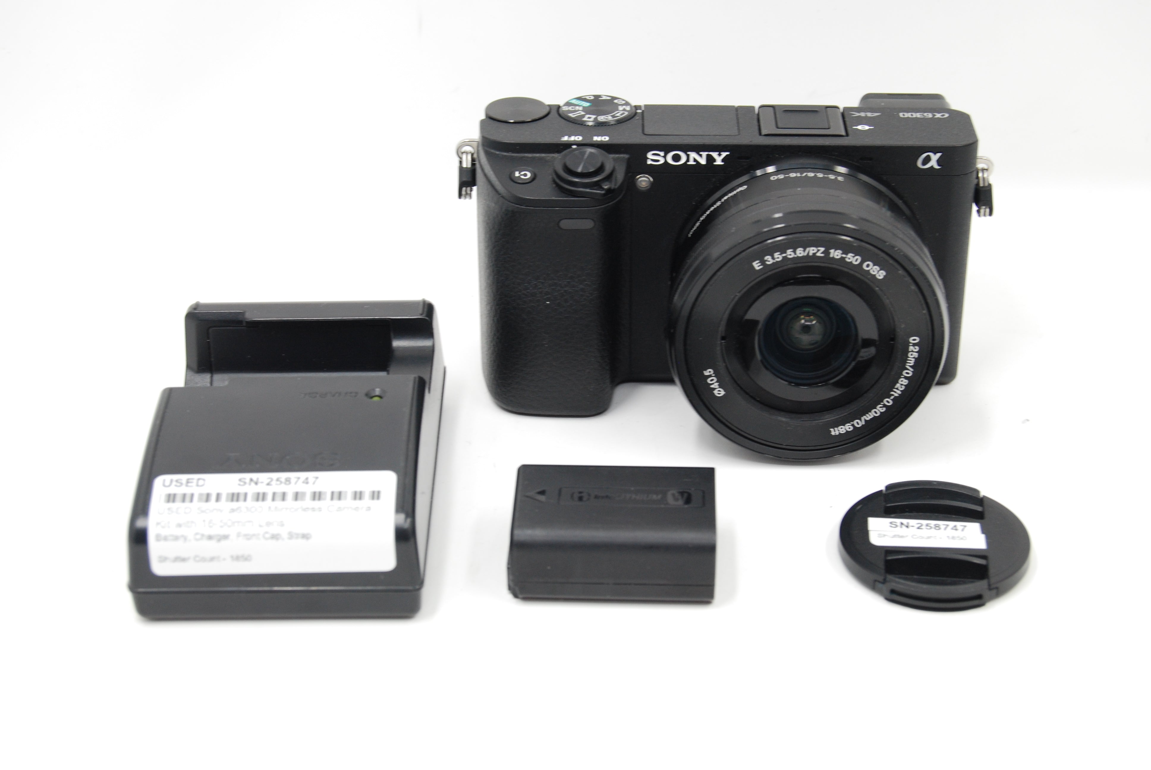 USED Sony a6300 Mirrorless Camera Kit with 16-50mm Lens