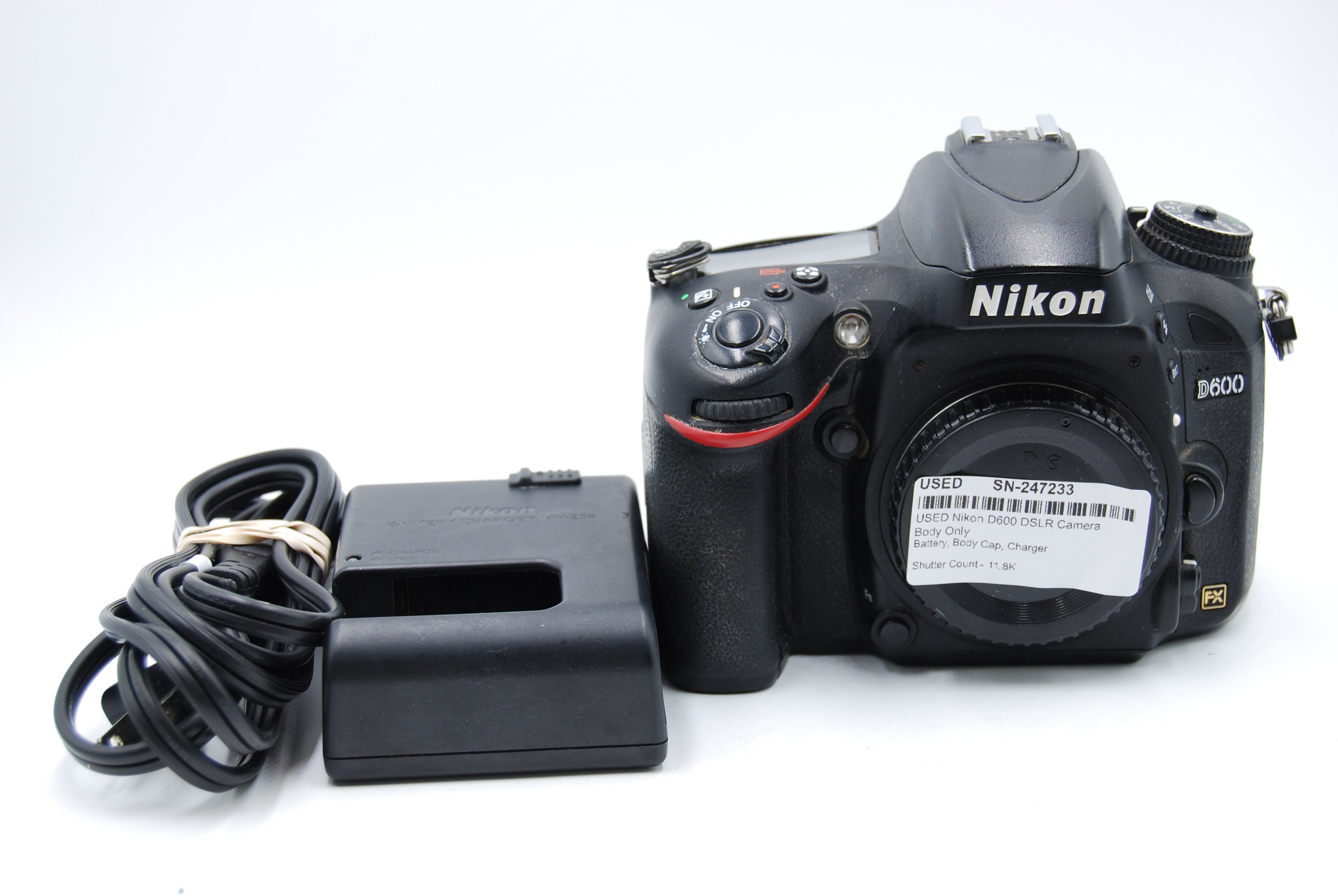 USED Nikon D600 DSLR Camera Body Only