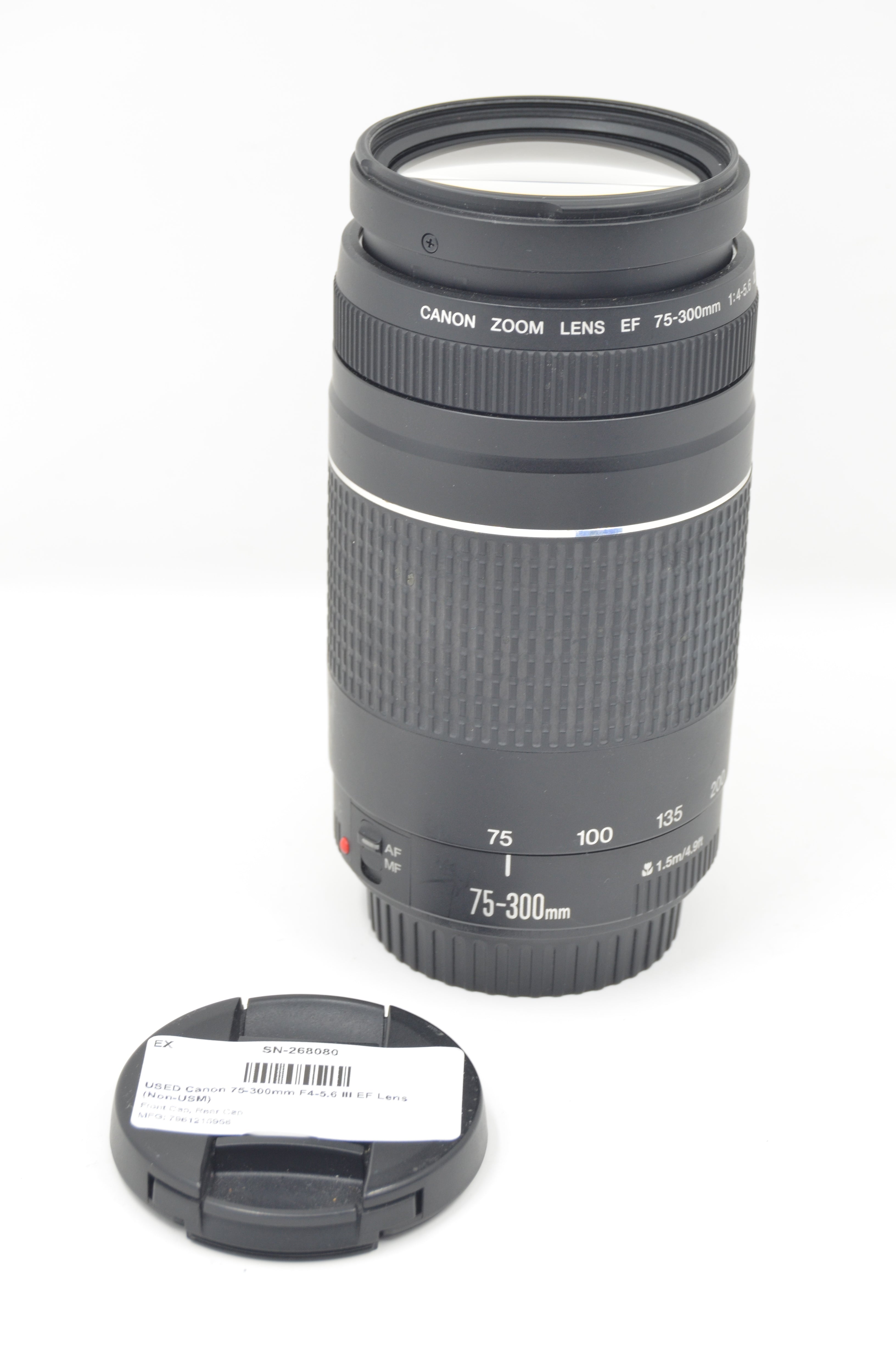 USED Canon 75-300mm F4-5.6 III EF Lens (Non-USM)