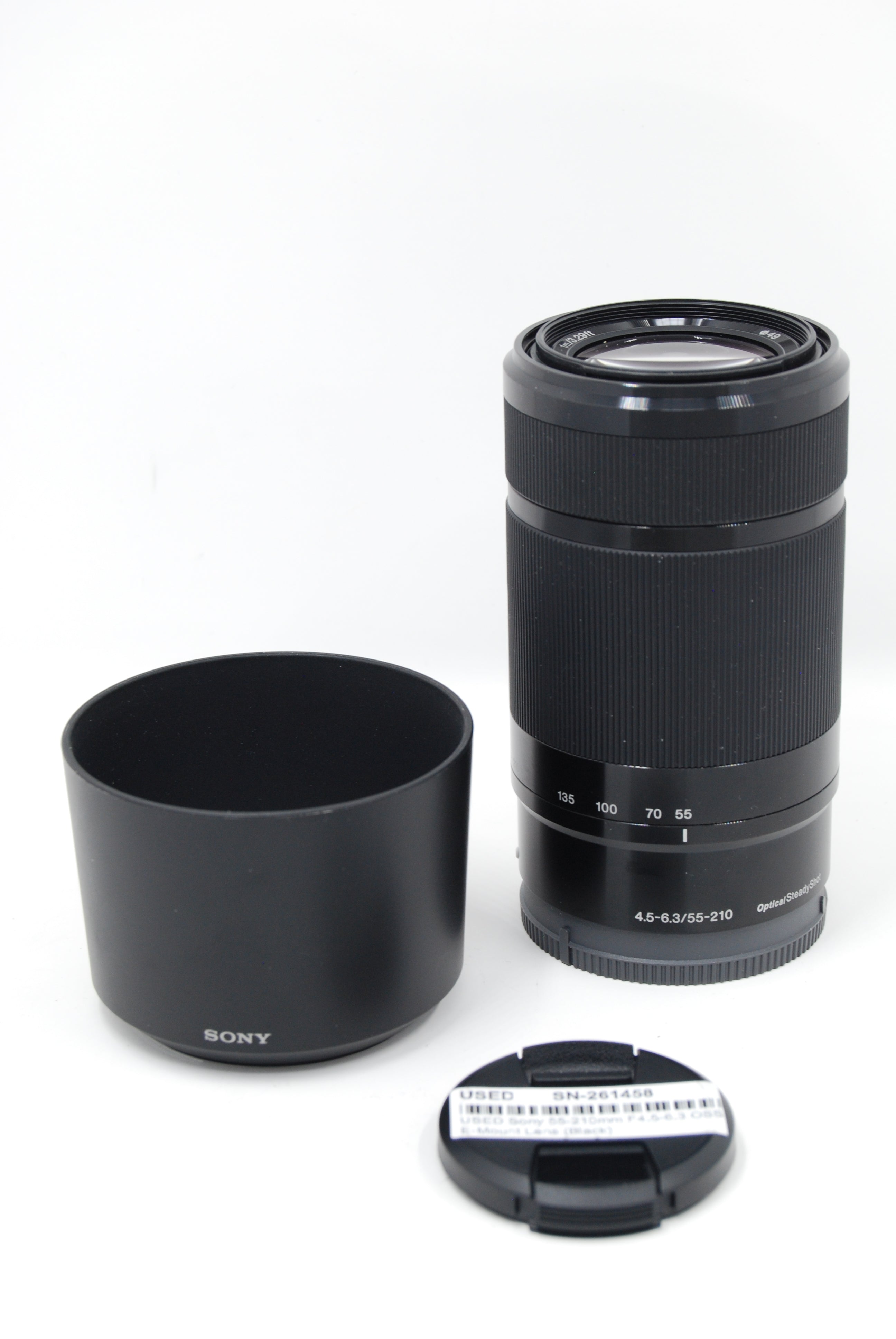 USED Sony 55-210mm F4.5-6.3 OSS E-Mount Lens (Black)