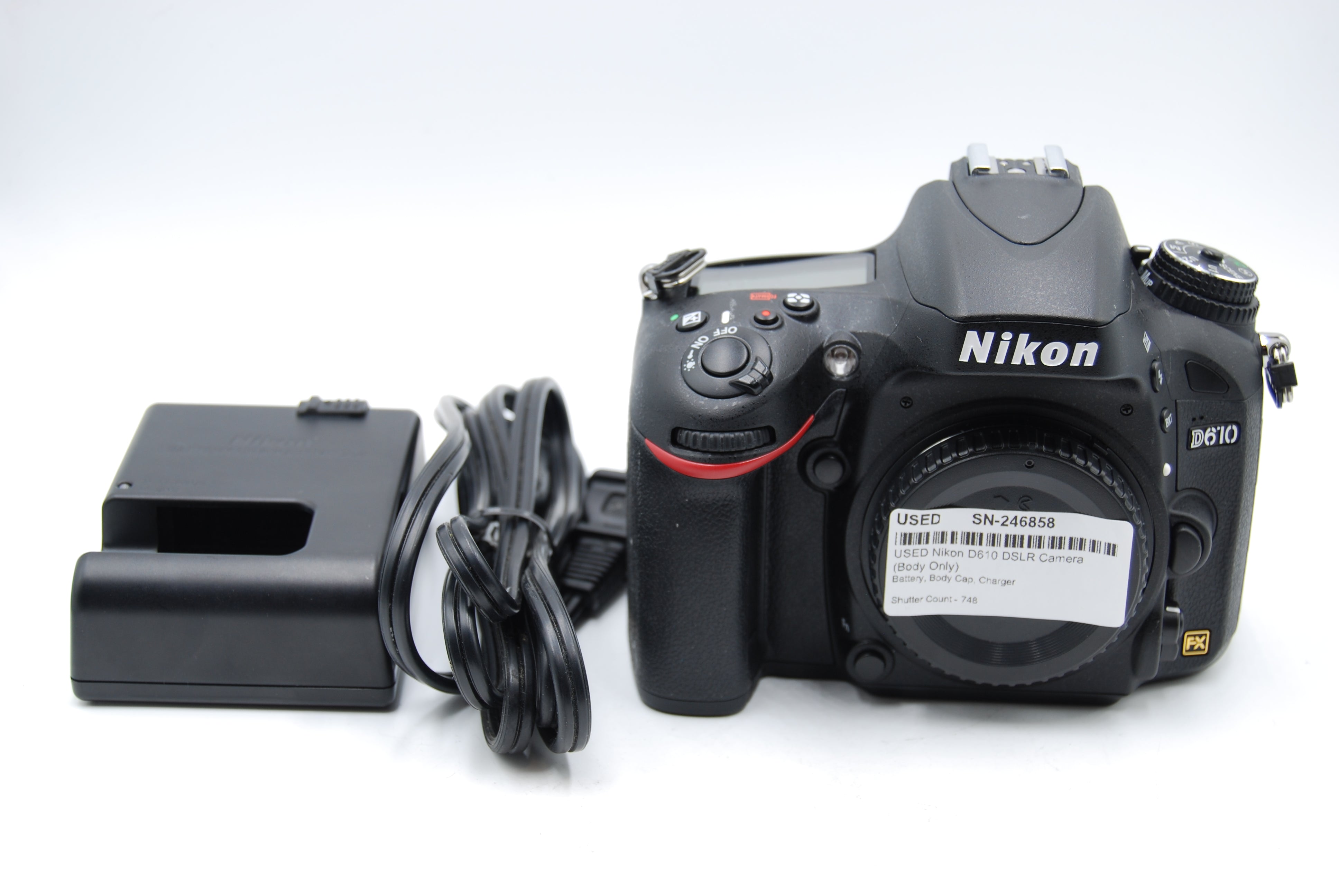 USED Nikon D610 DSLR Camera (Body Only)