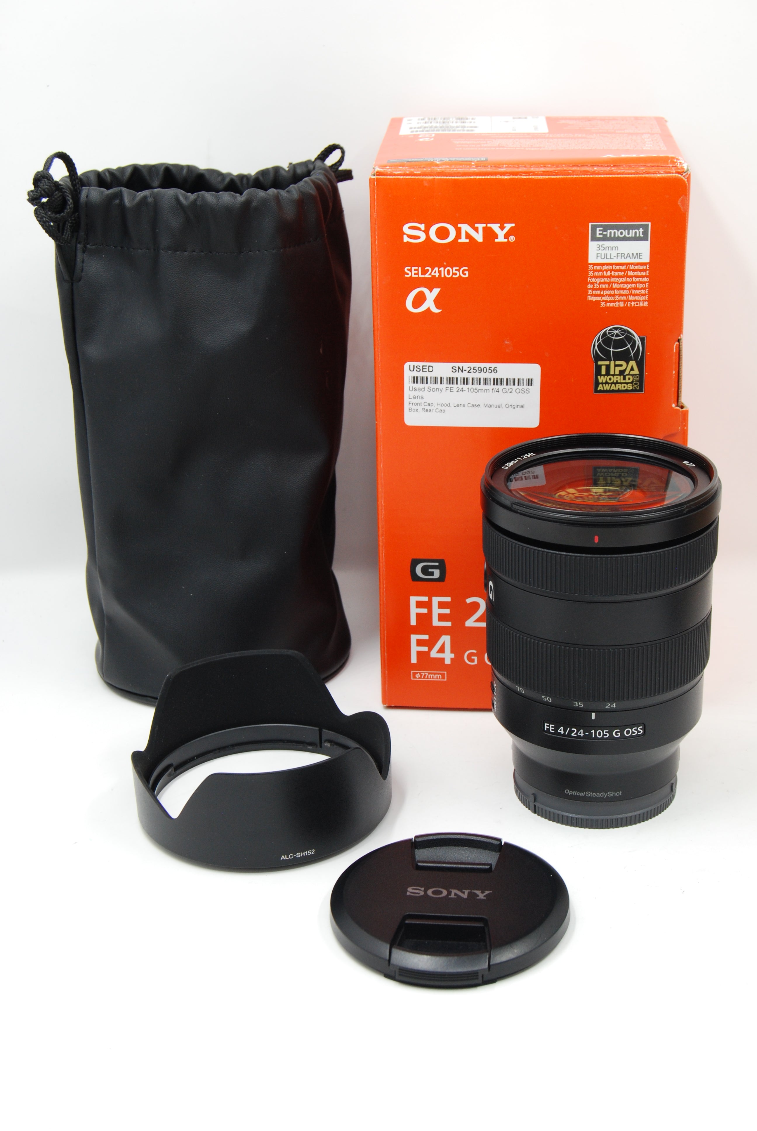 Used Sony FE 24-105mm f/4 G/2 OSS Lens