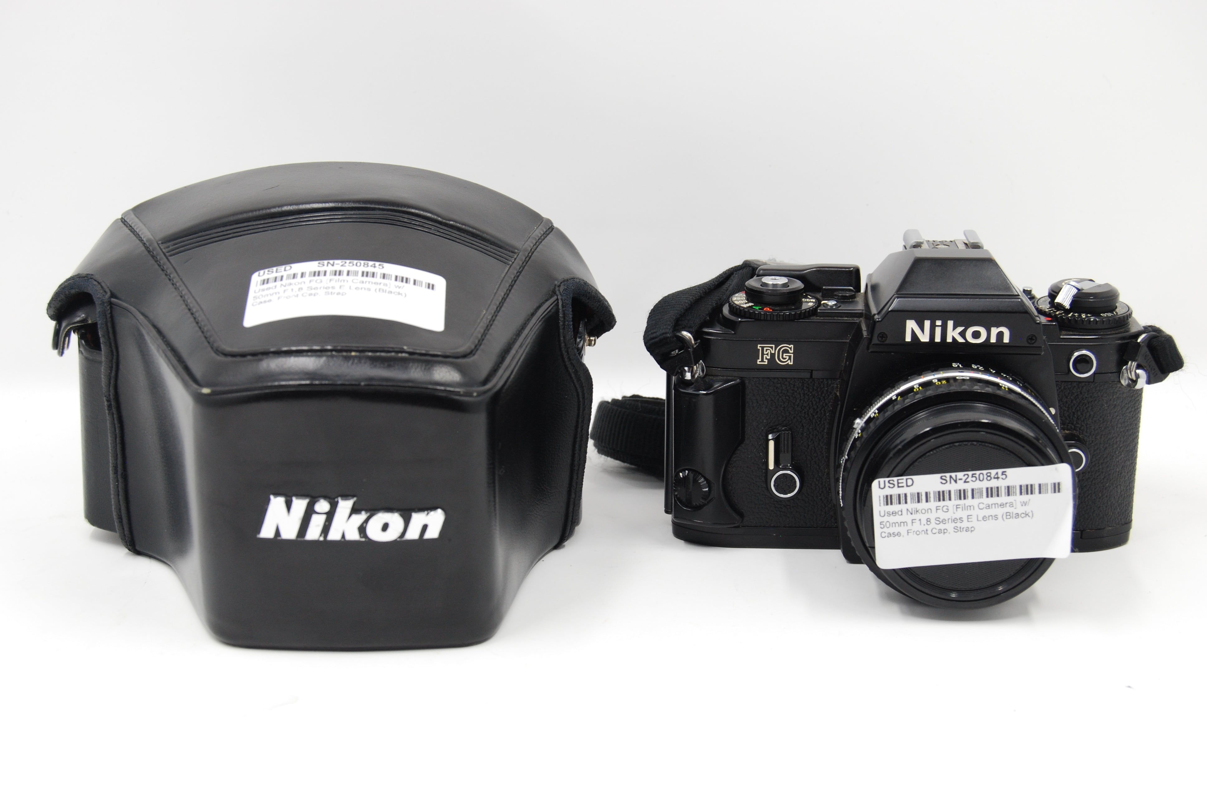 Used Nikon FG [Film Camera] w/ 50mm Series E Lens (Black)