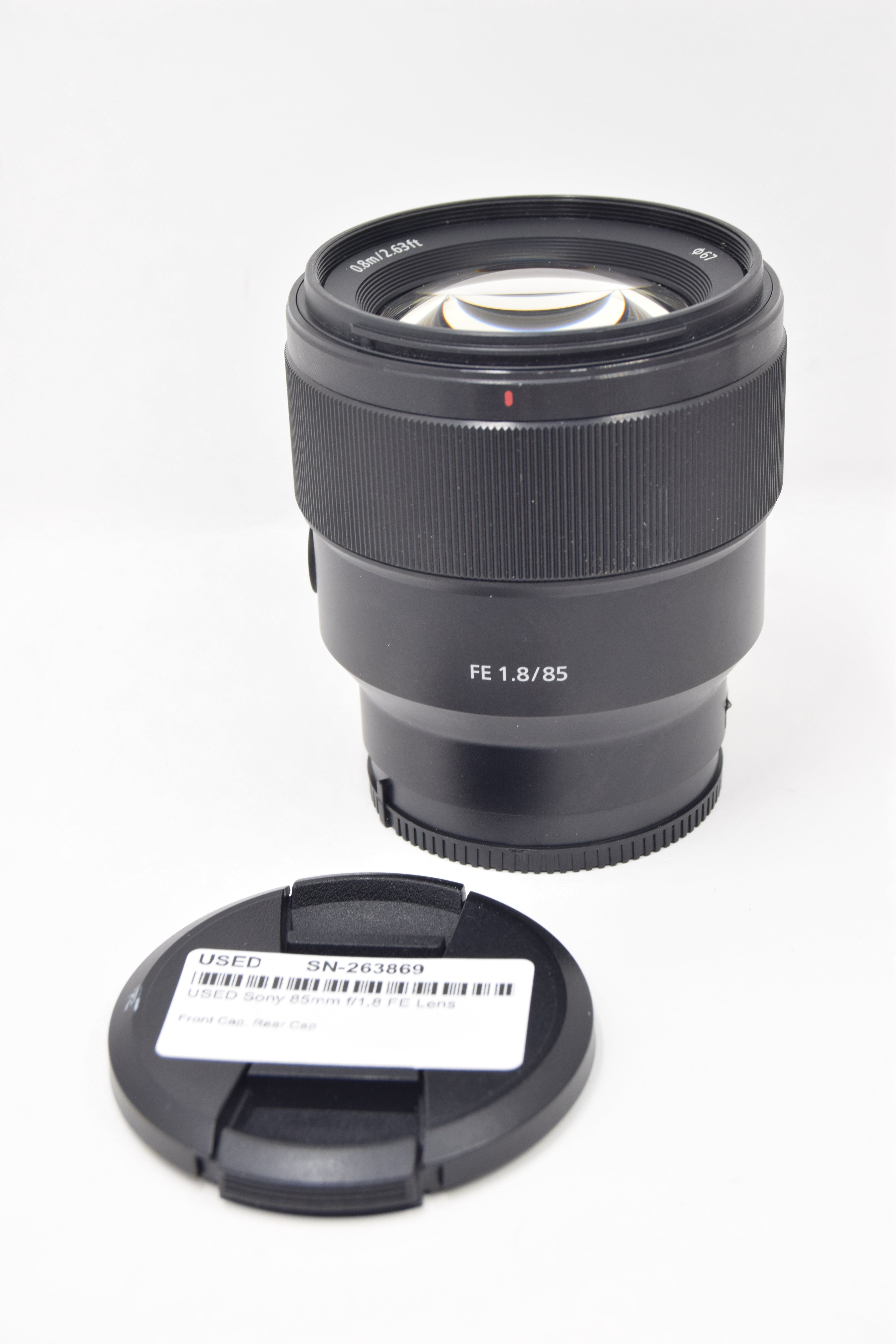 USED Sony 85mm f/1.8 FE Lens