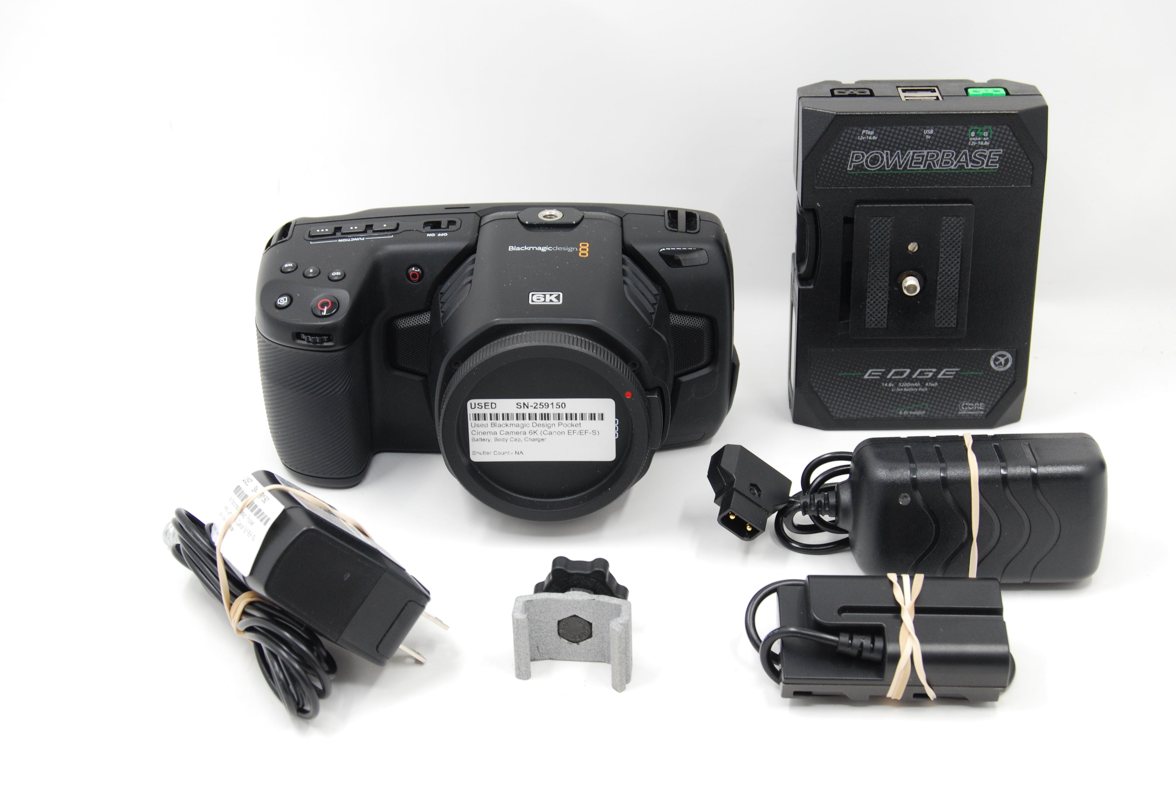 Used Blackmagic Design Pocket Cinema Camera 6K (Canon EF/EF-S)