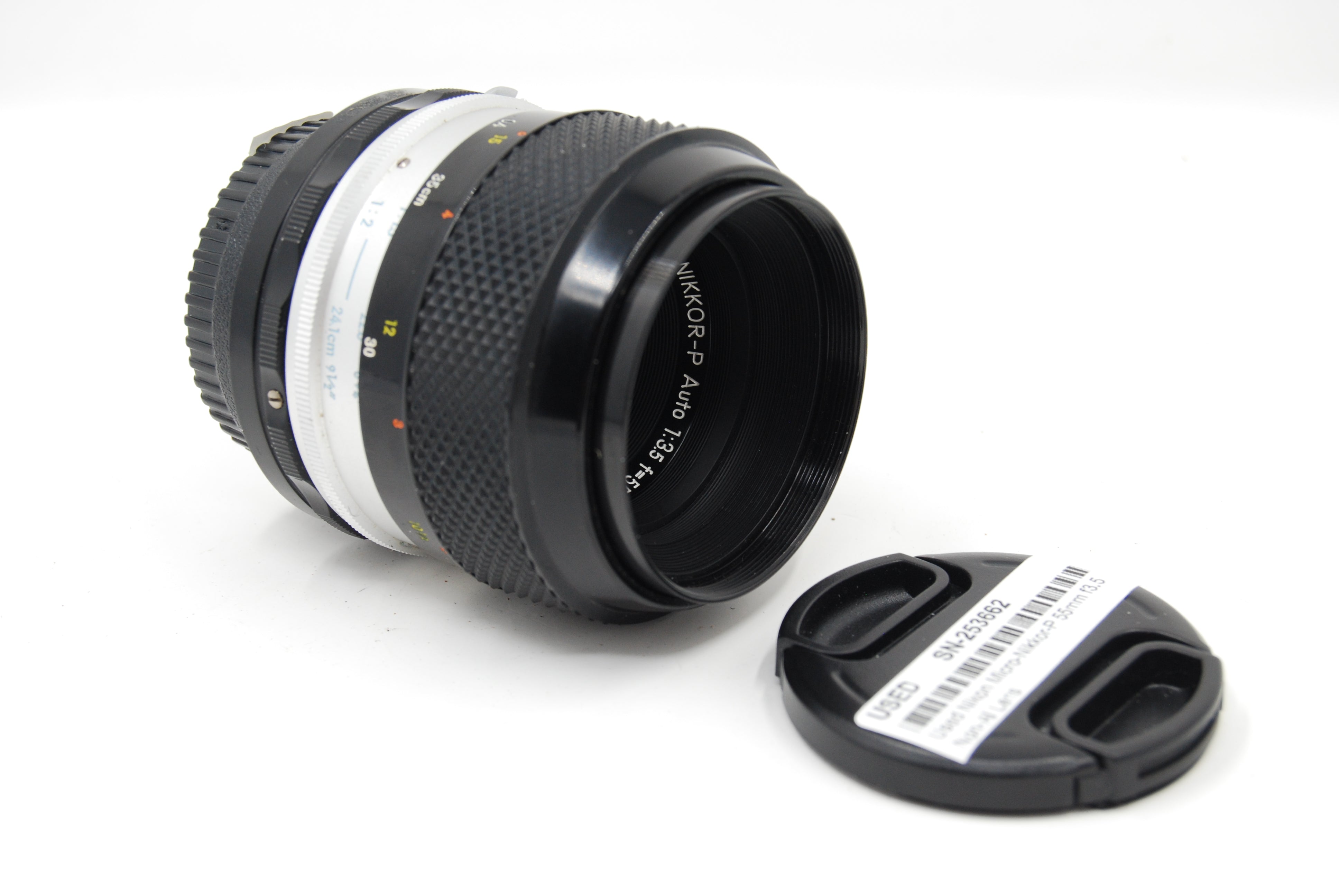 Used Nikon Micro-Nikkor-P 55mm f3.5 Non-AI Lens