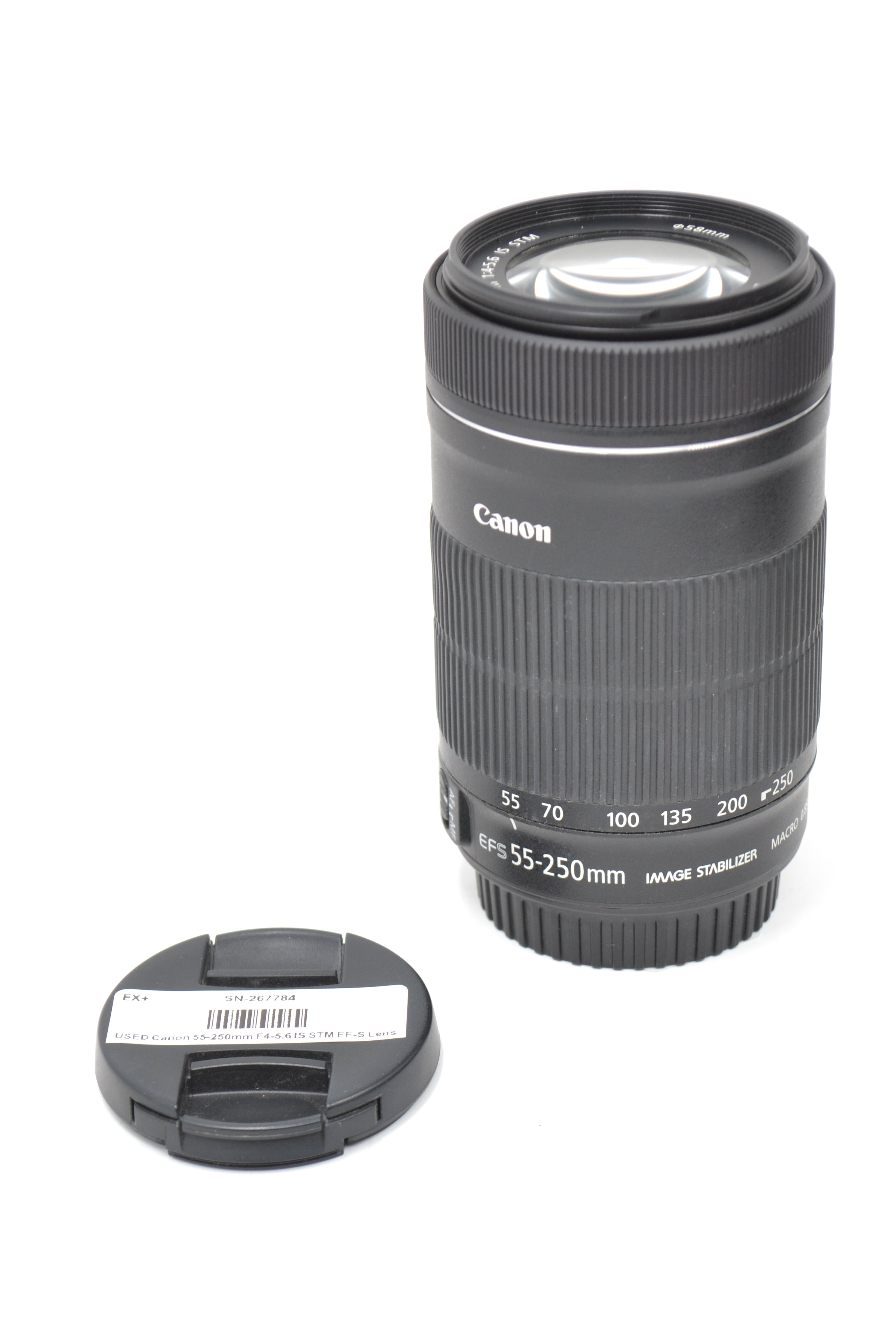 USED Canon 55-250mm F4-5.6 IS STM EF-S Lens