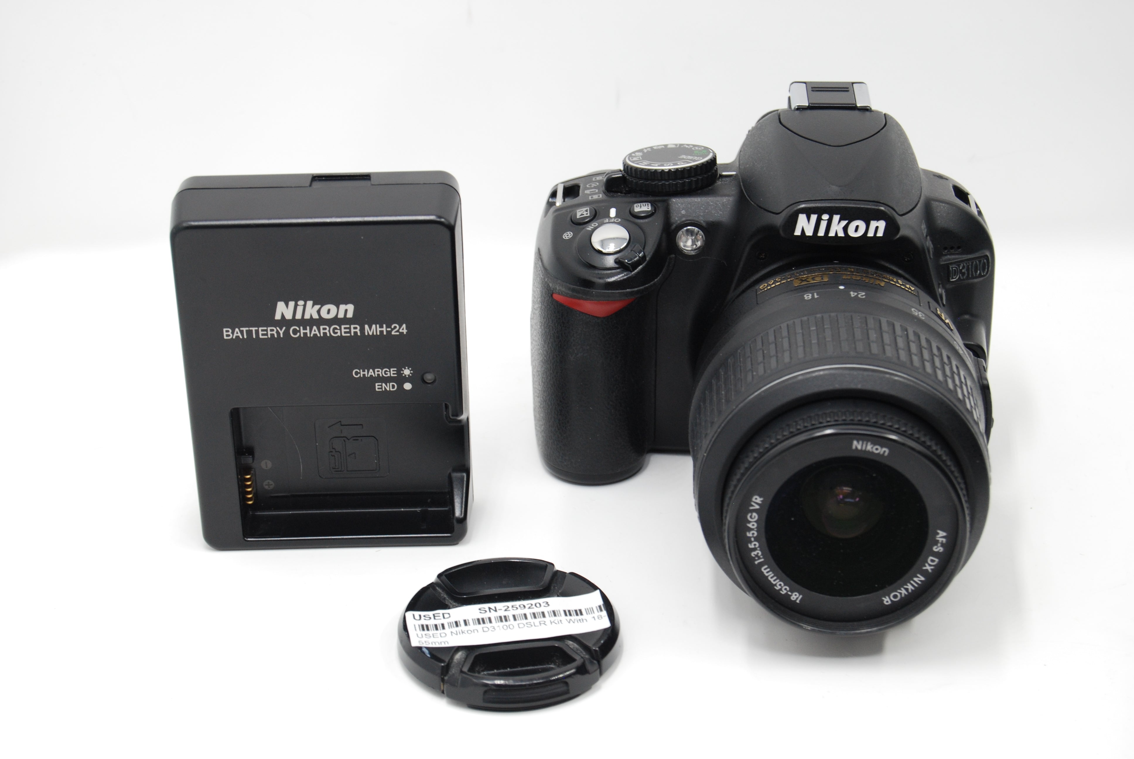 USED Nikon D3100 DSLR Kit With 18-55mm