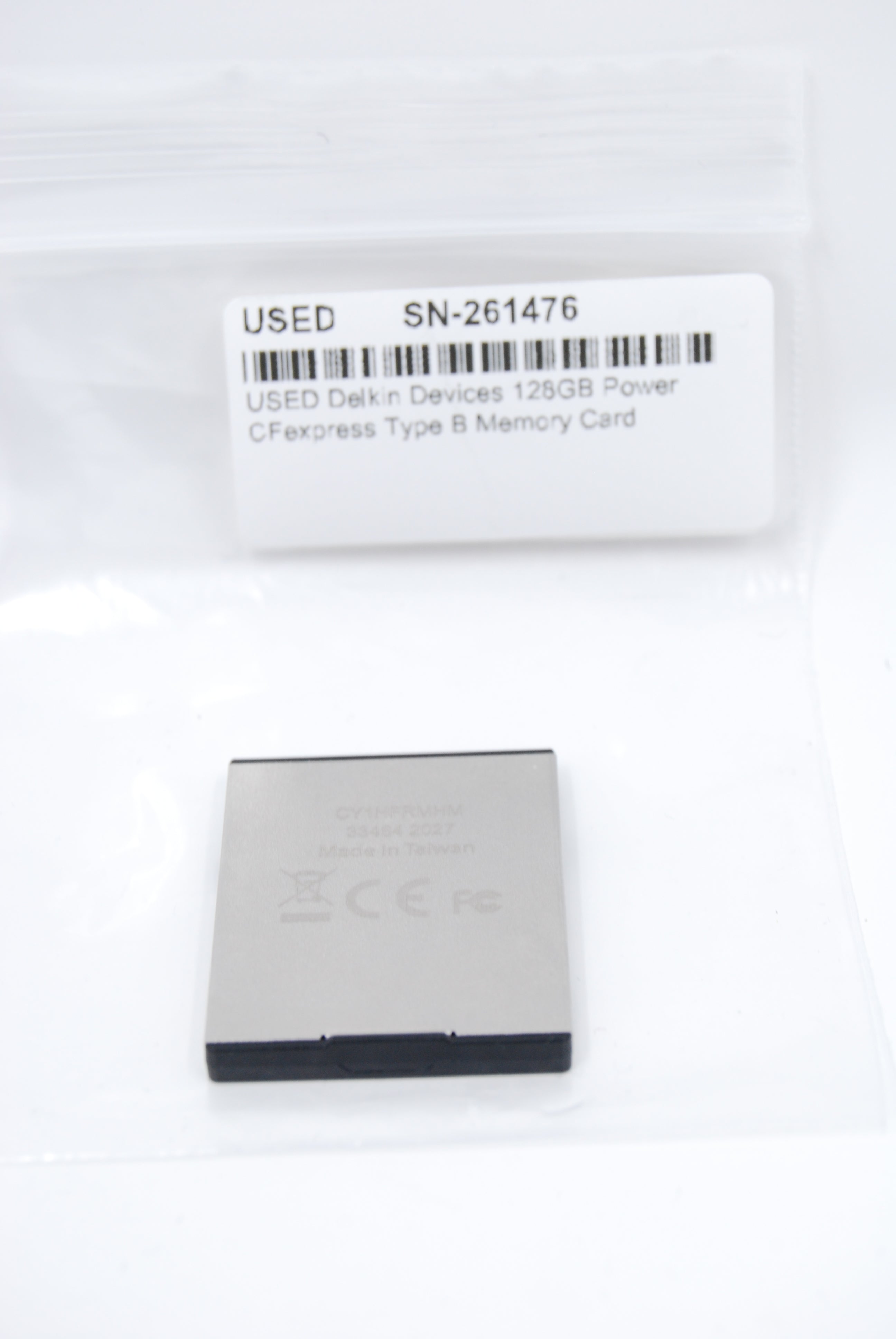 USED Delkin Devices 128GB Power CFexpress Type B Memory Card