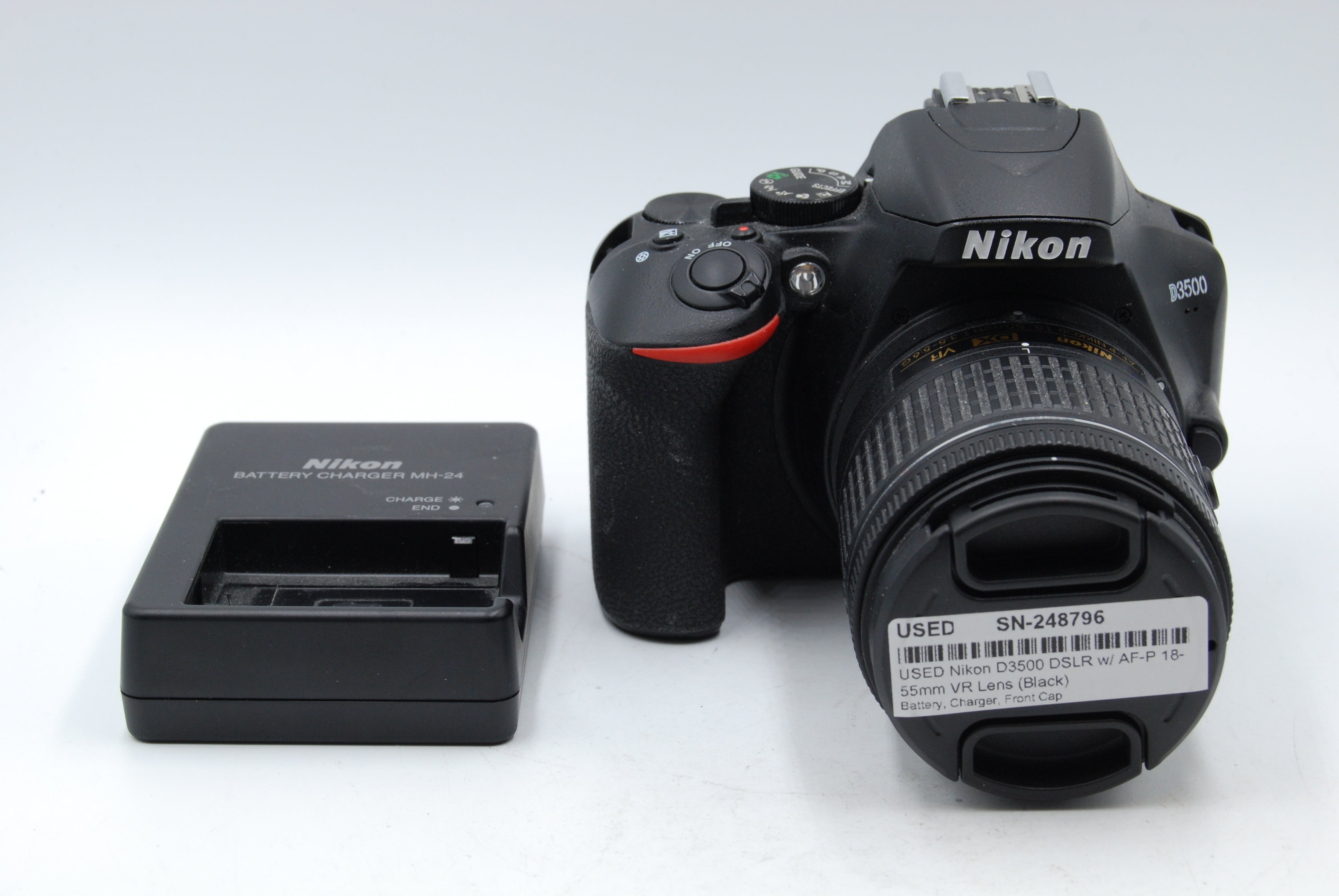 USED Nikon D3500 DSLR w/ AF-P 18-55mm VR Lens (Black)