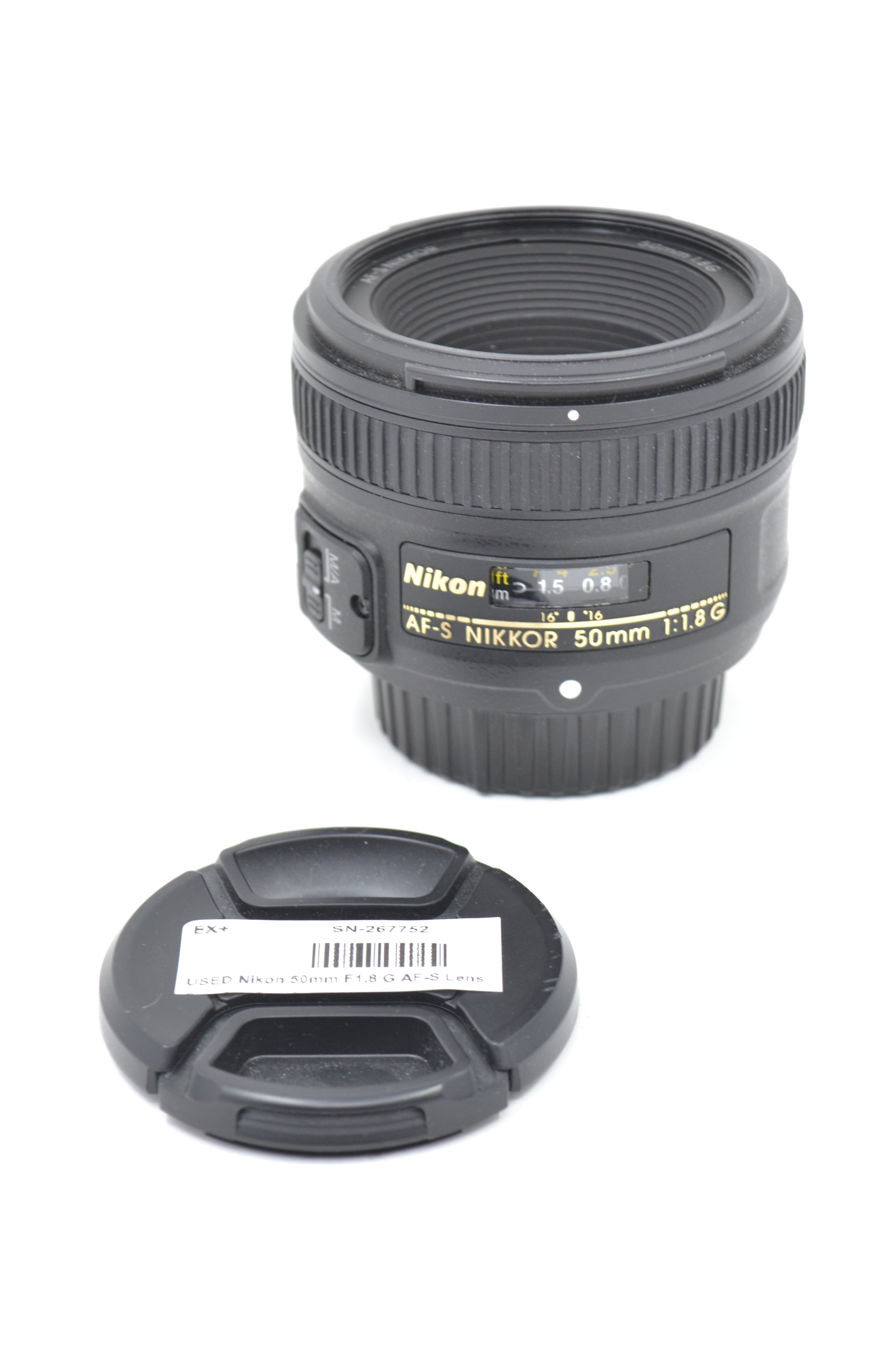USED Nikon 50mm F1.8 G AF-S Lens