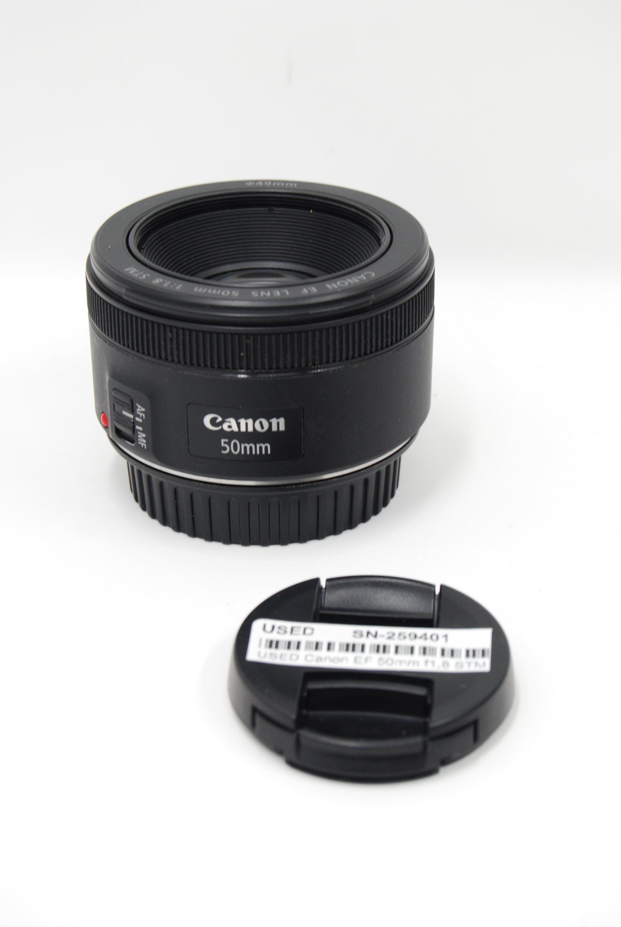 USED Canon EF 50mm f1.8 STM Lens